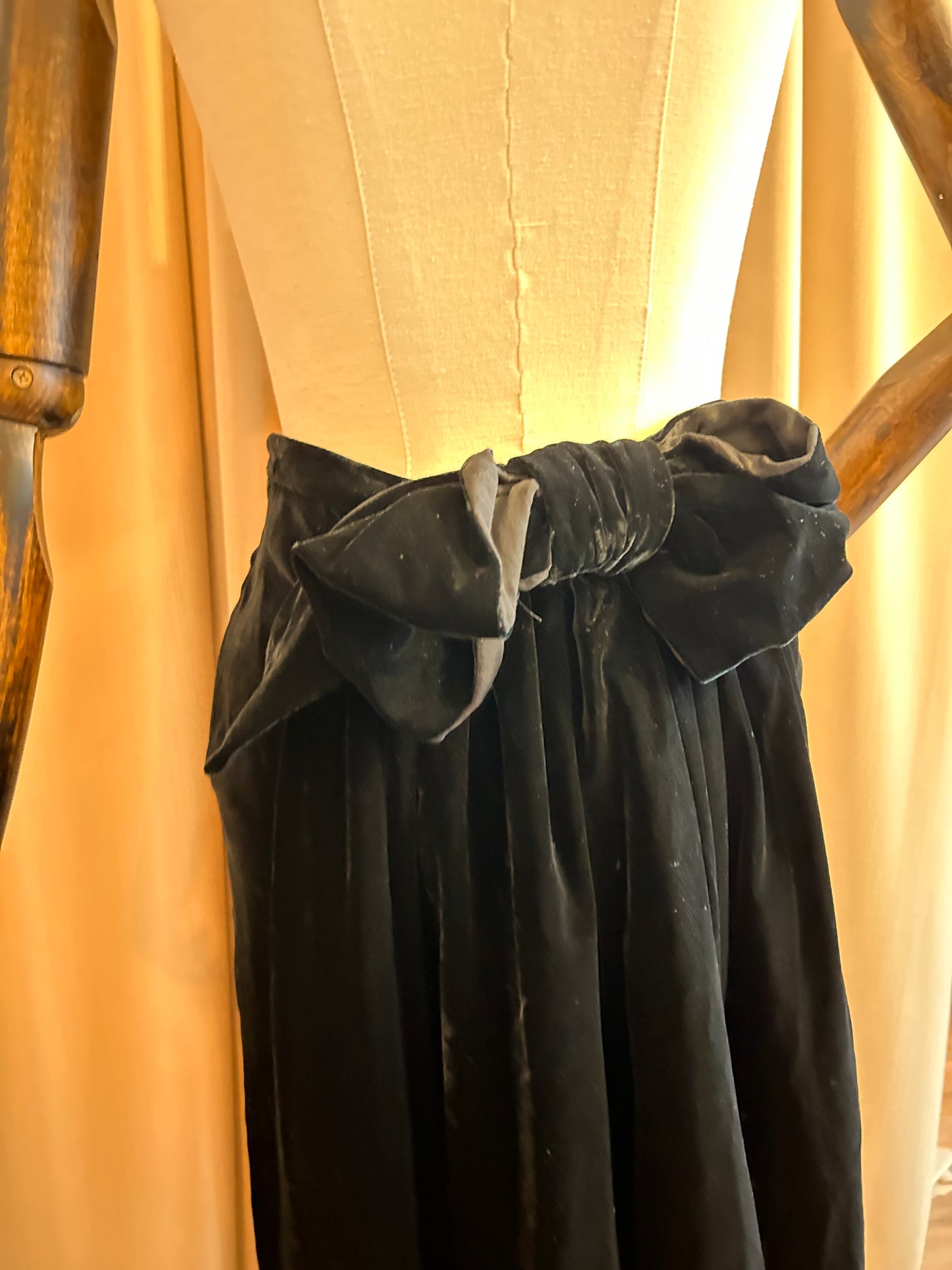 Jean Paul Gaultier Velvet Skirt