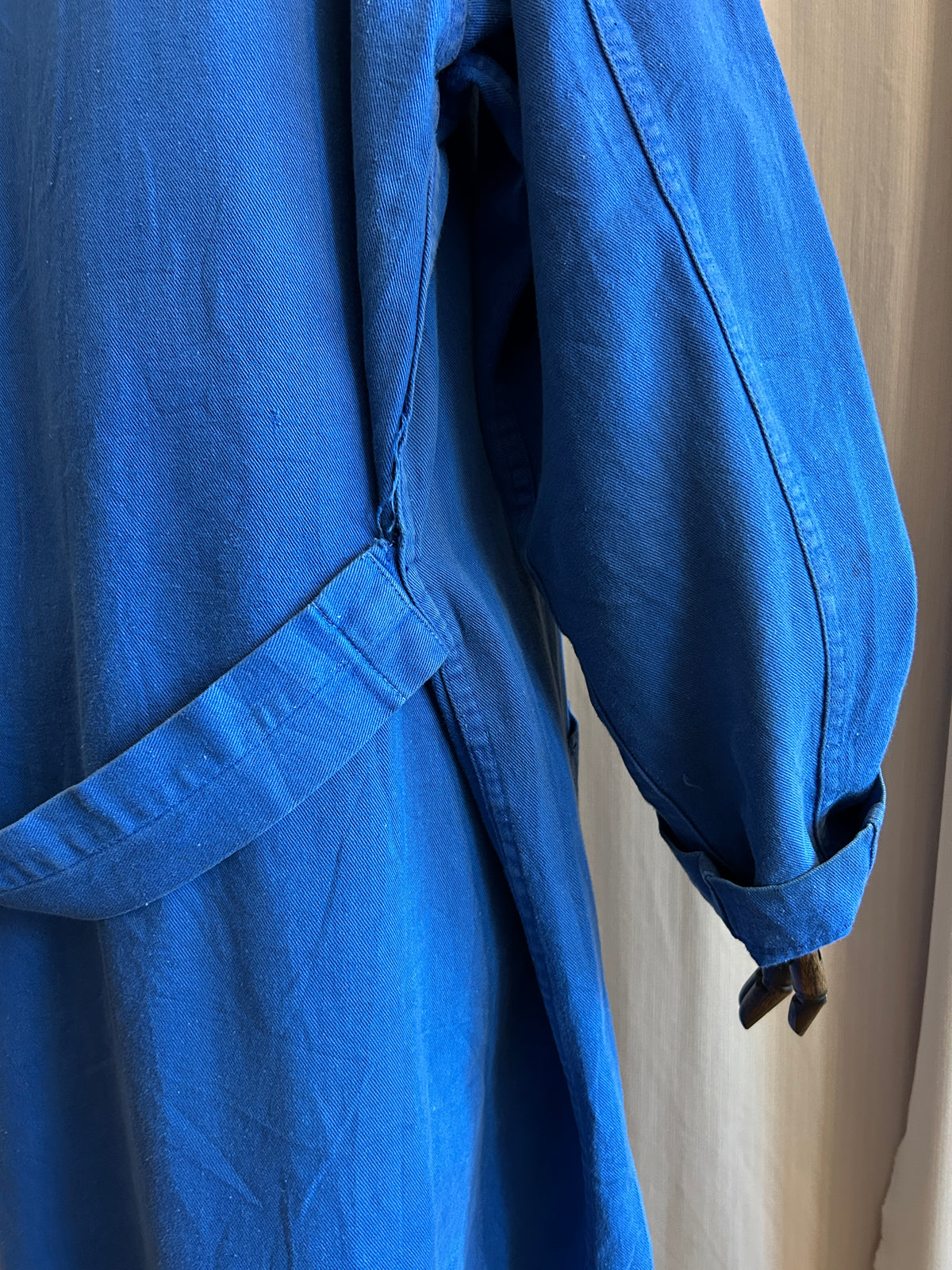 Distressed French Longline Workwear Jacket
