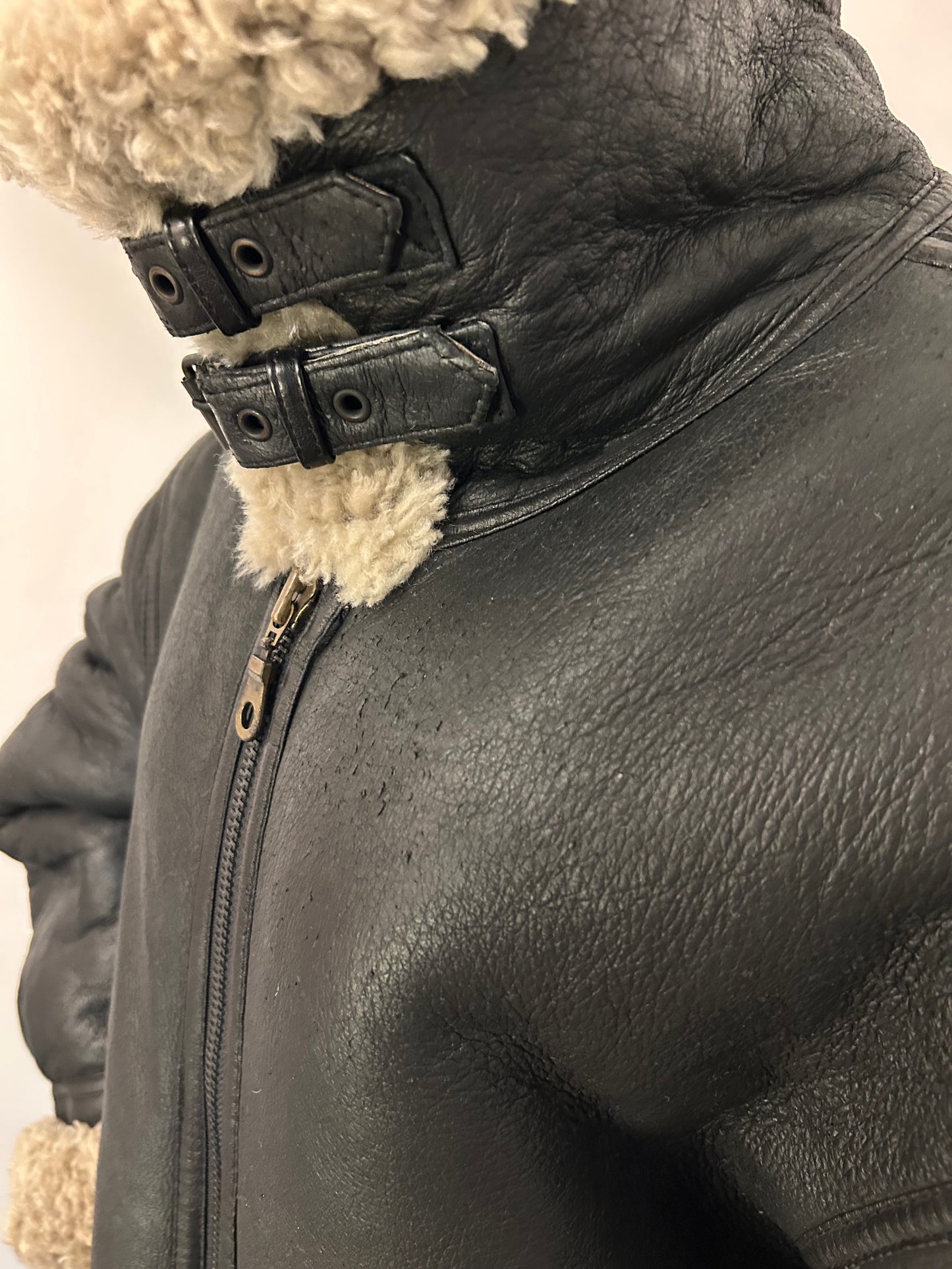 Black Sheepskin Jacket