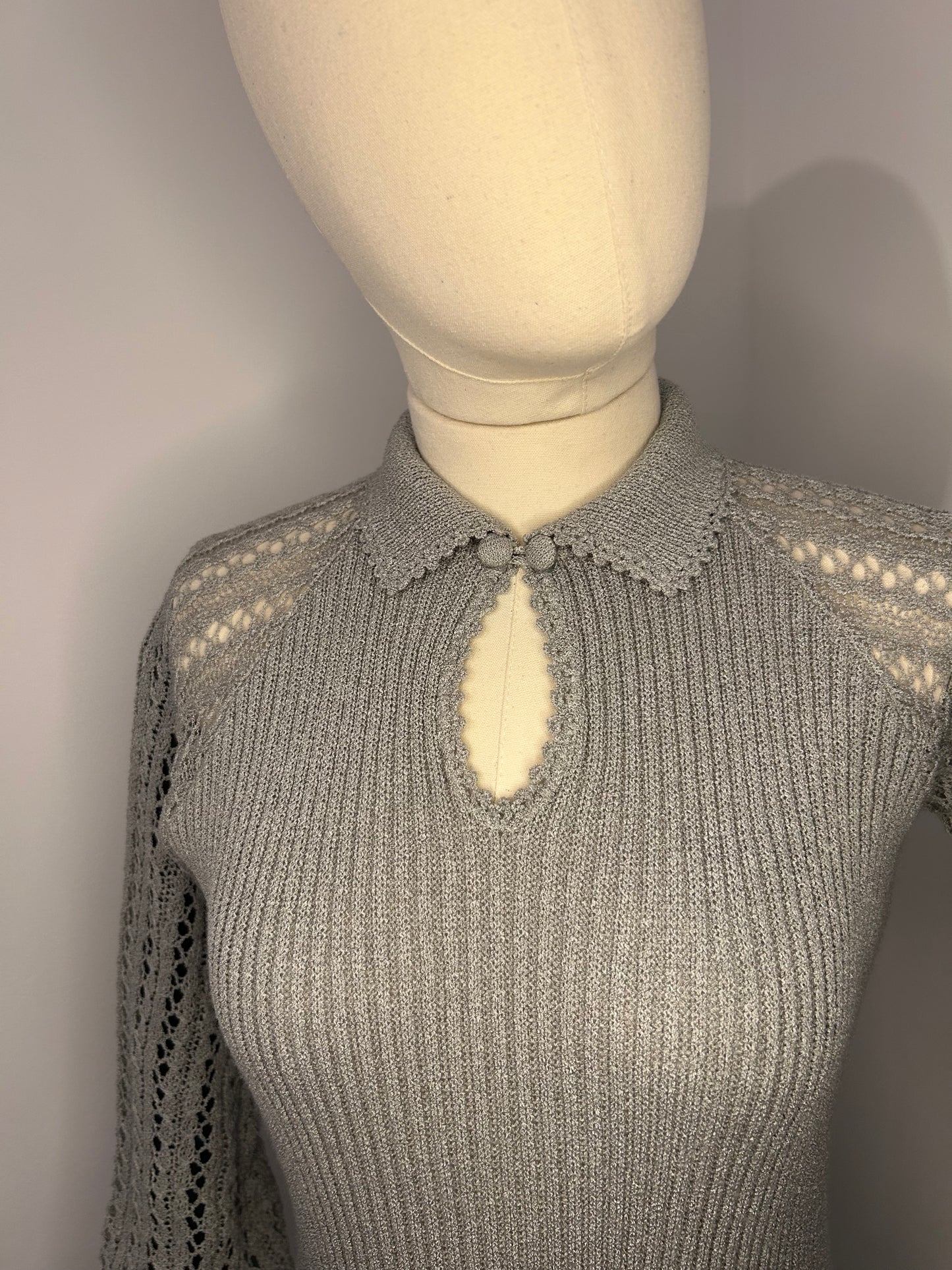 Grey Knitted Dress