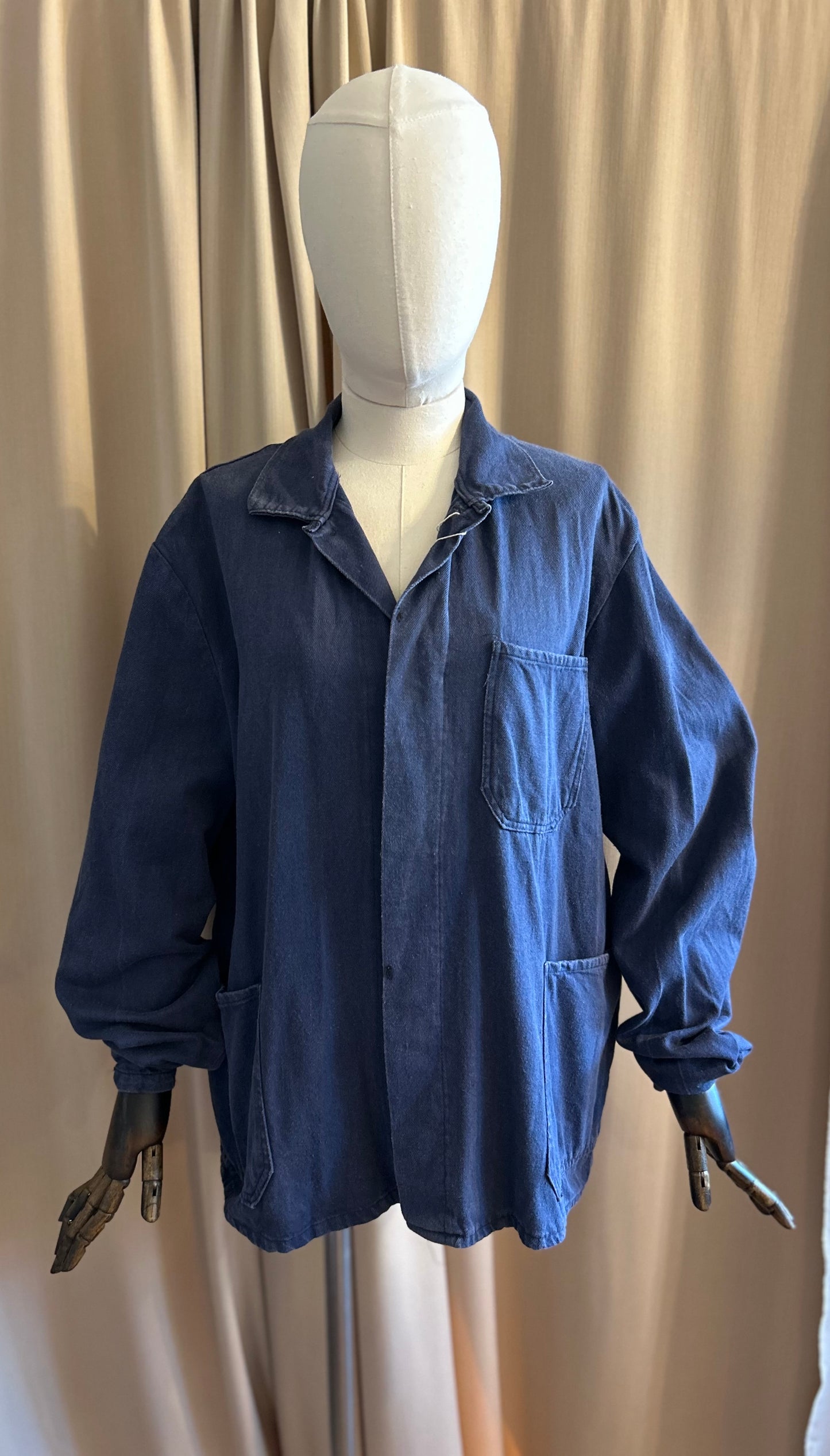 Distressed French Workwear Jacket