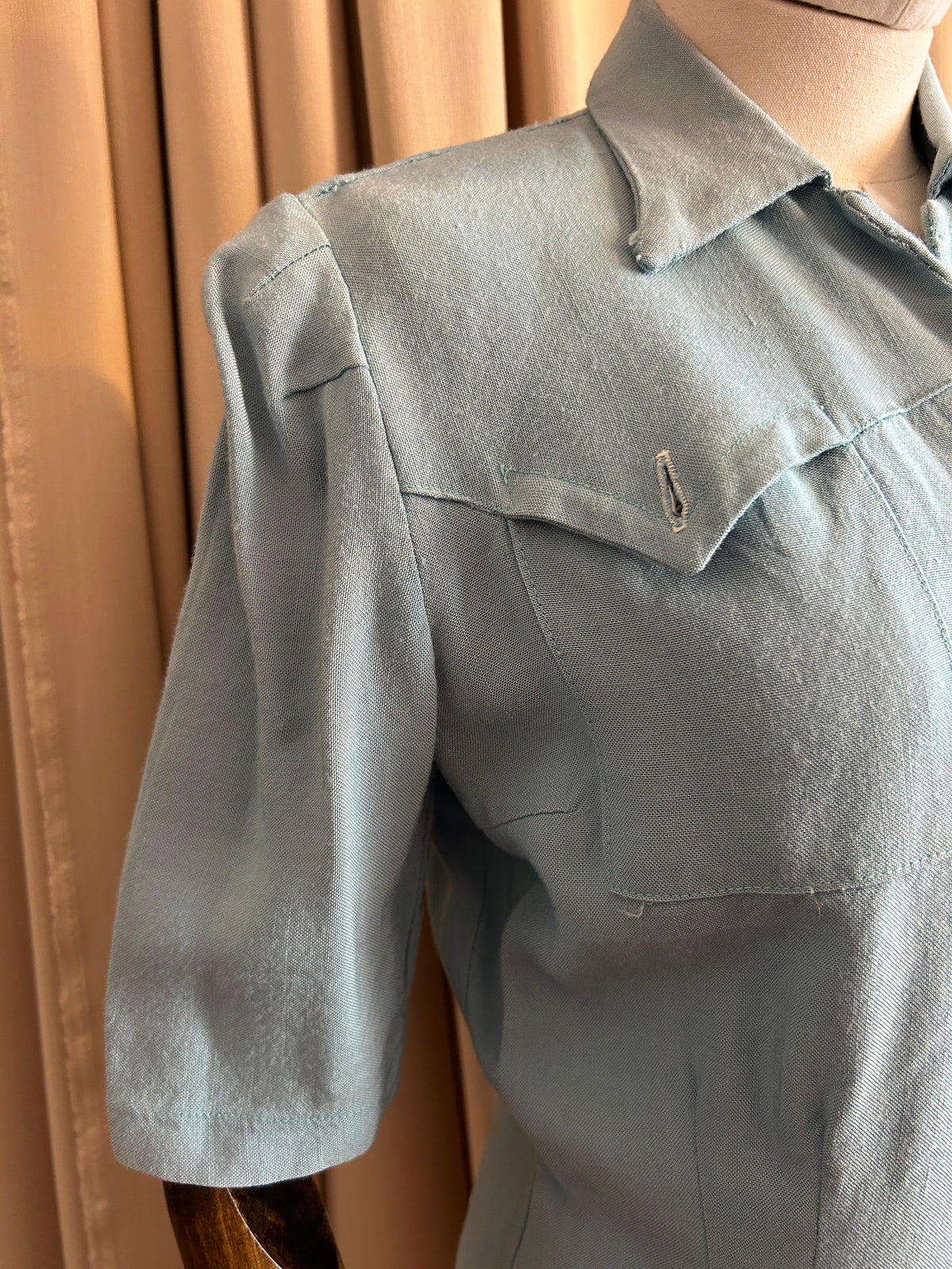Blue Tailored Shirt