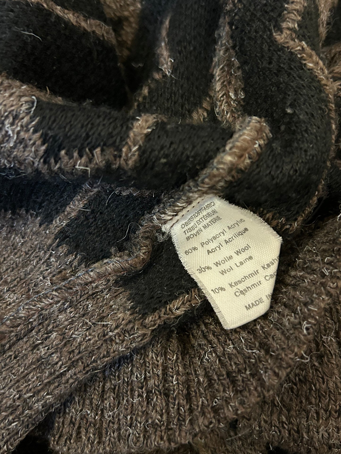 Chocolate Brown Knit Jumper