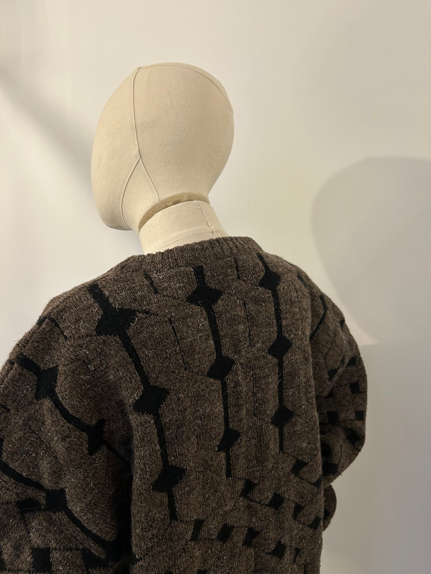 Chocolate Brown Knit Jumper