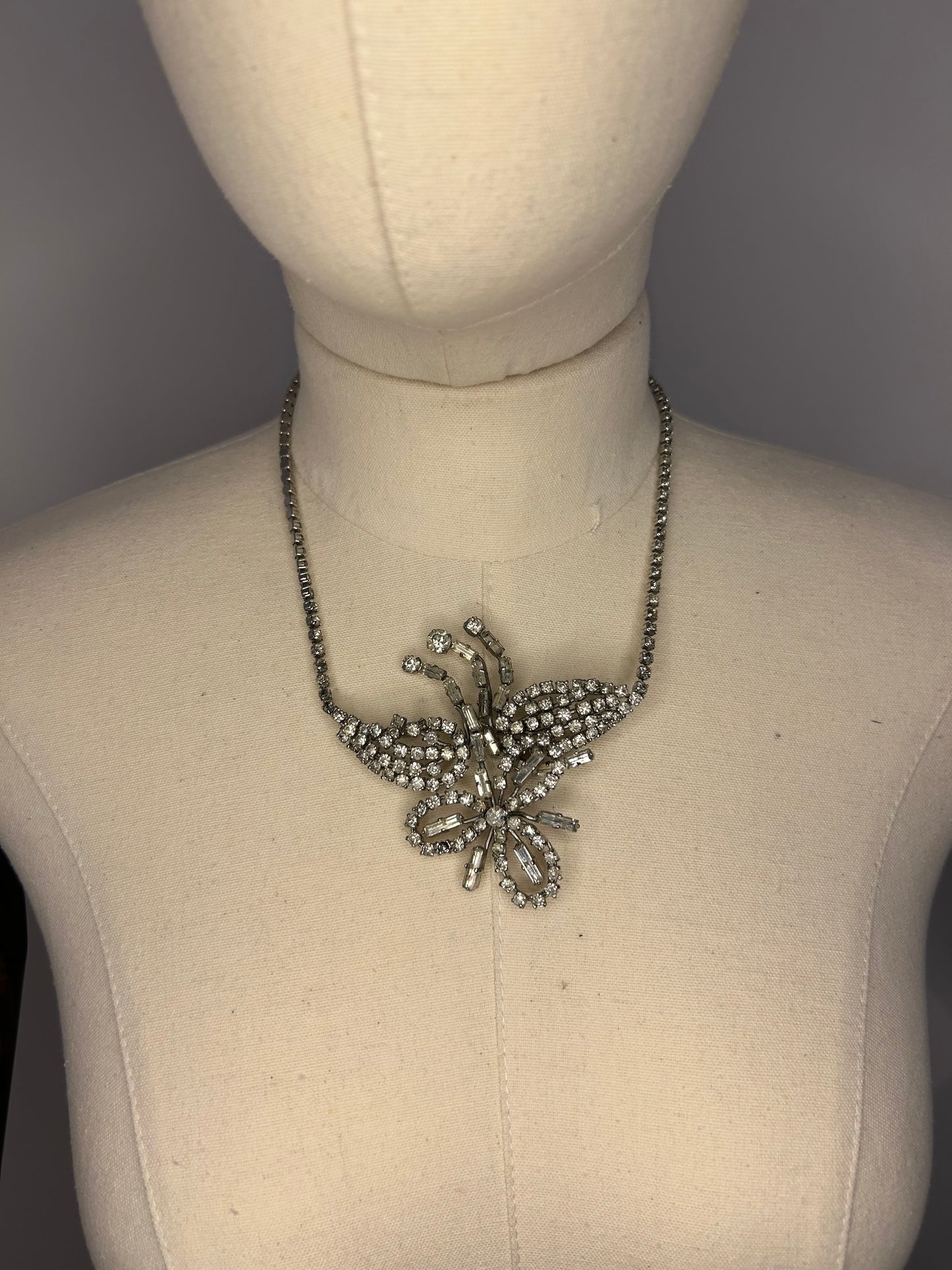 Large Statement Diamanté Necklace