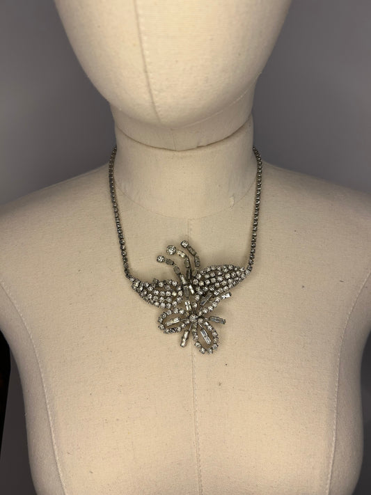 Large Statement Diamanté Necklace