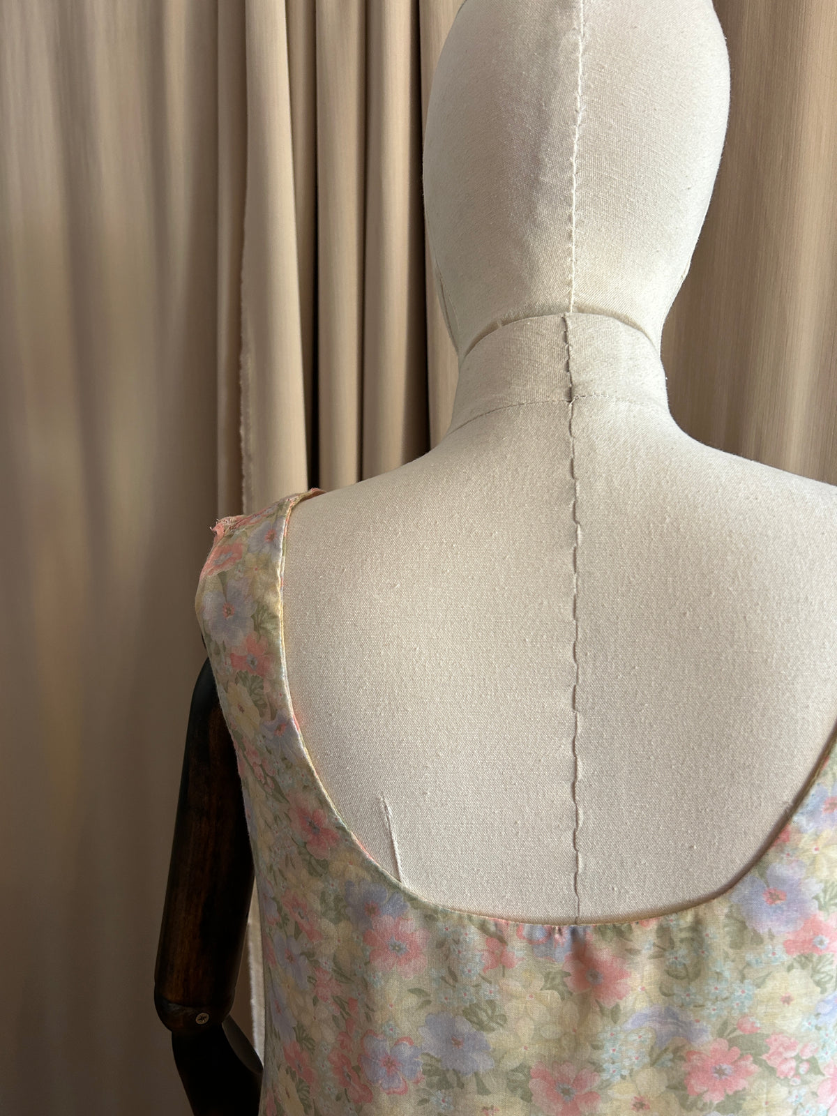 Floral Drop Waist Dress