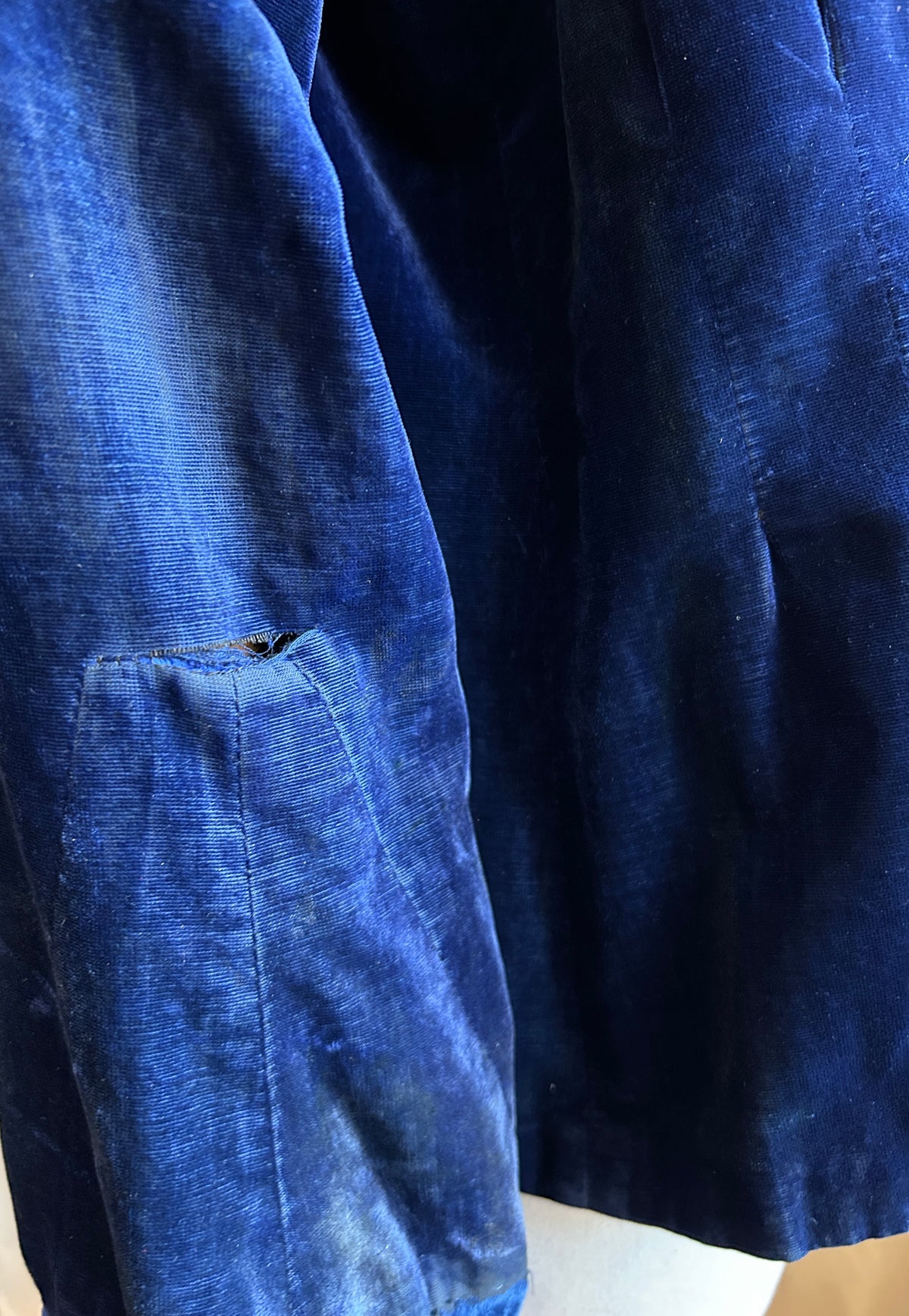Distressed Velvet Jacket