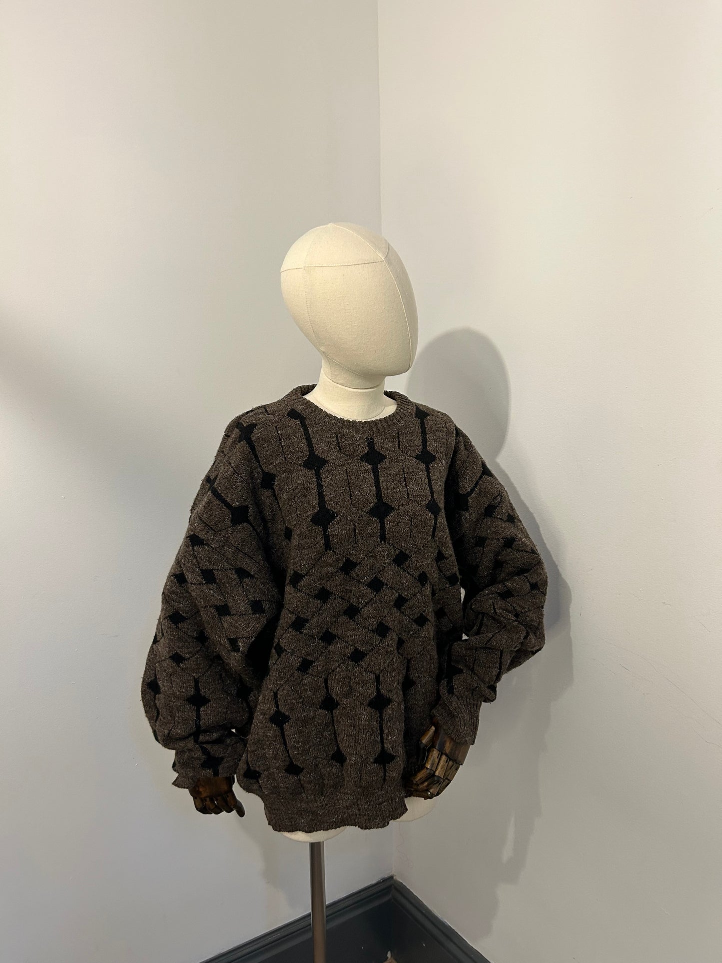 Chocolate Brown Knit Jumper