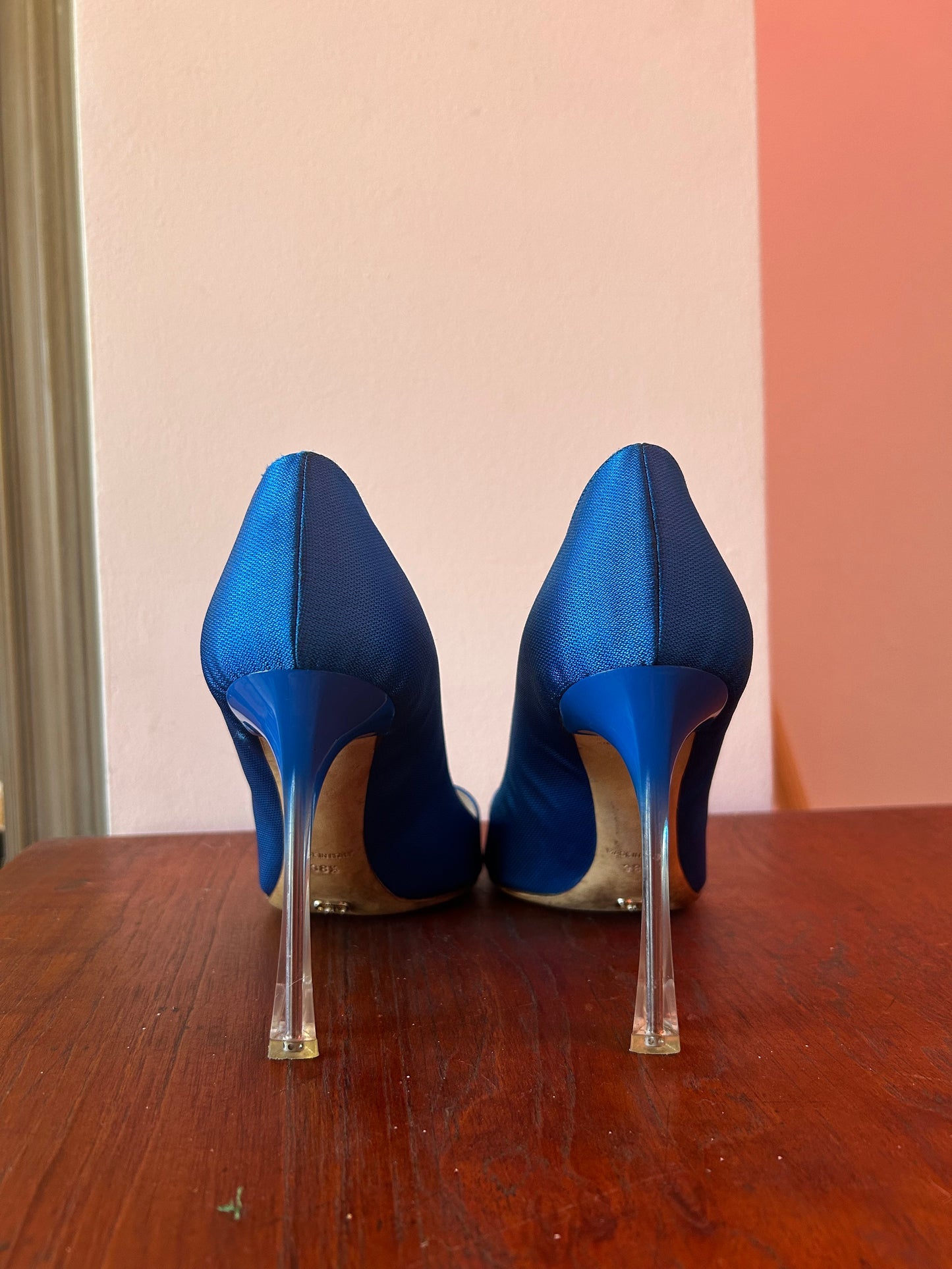 Dior by Raf Simons Electric Blue Heels