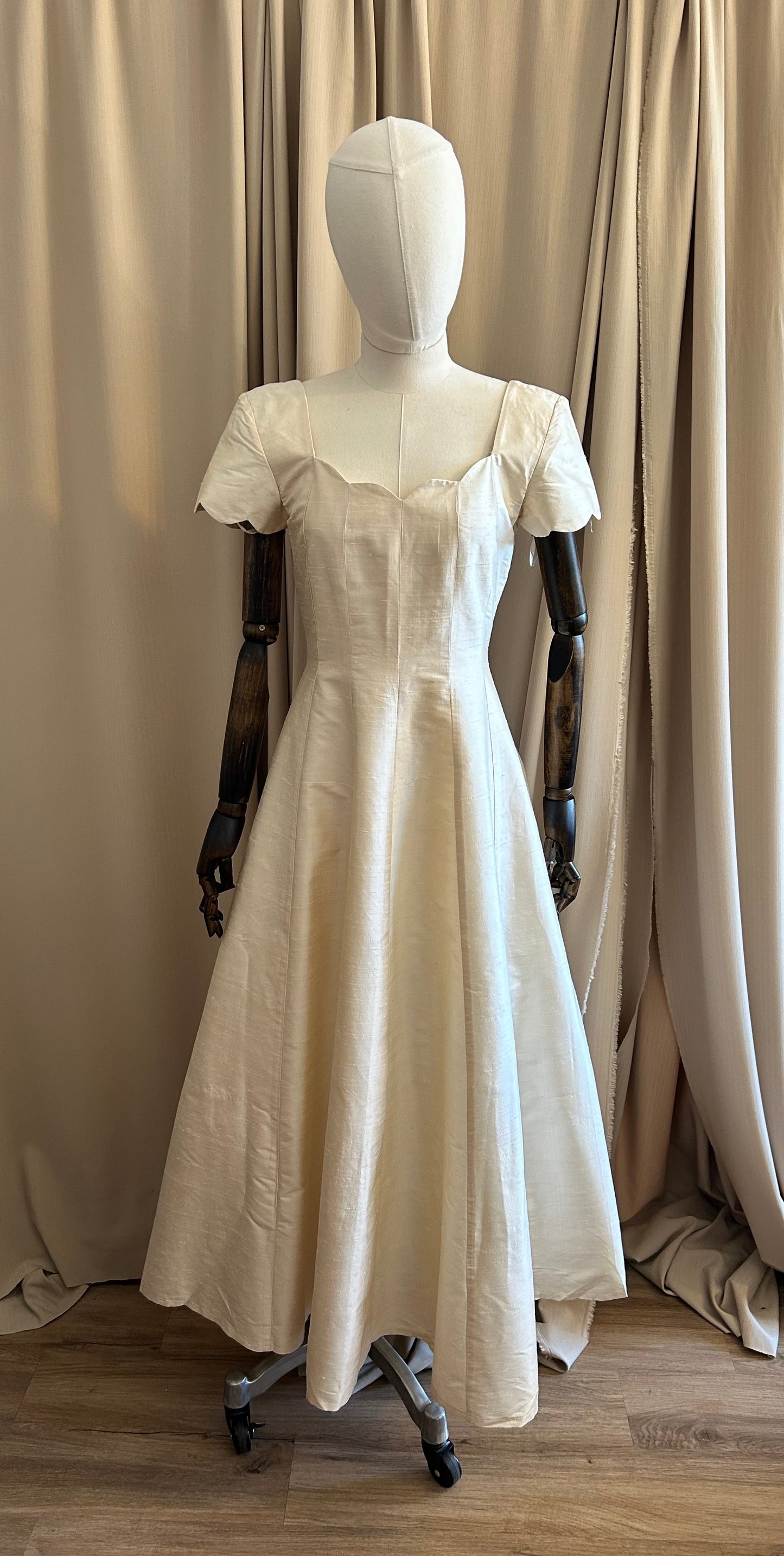 Silk Bridal Gown