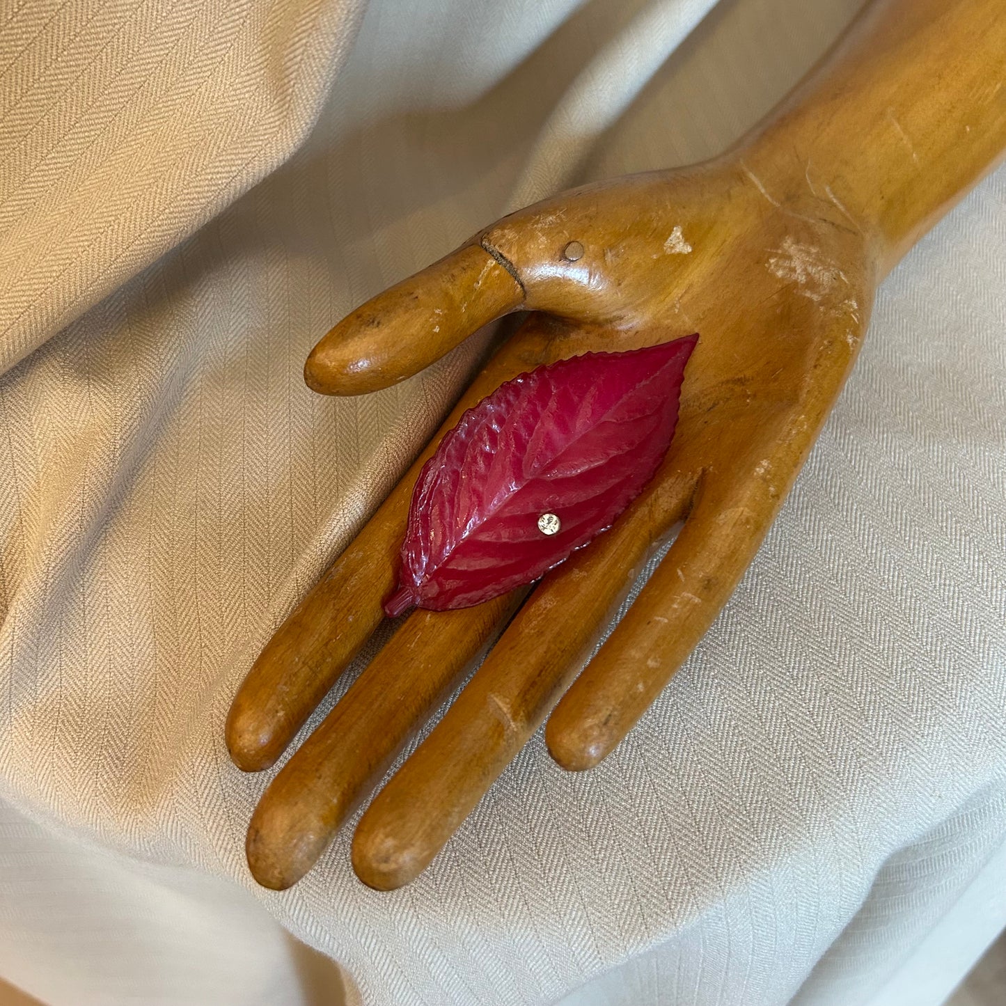 Danish Leaf Brooch
