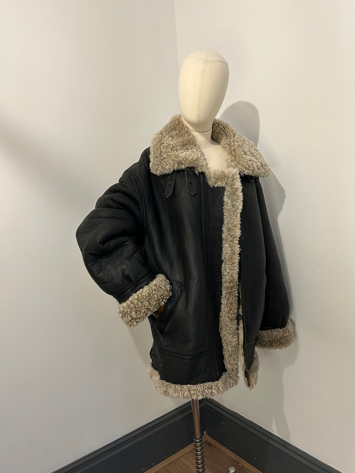 Black Sheepskin Jacket