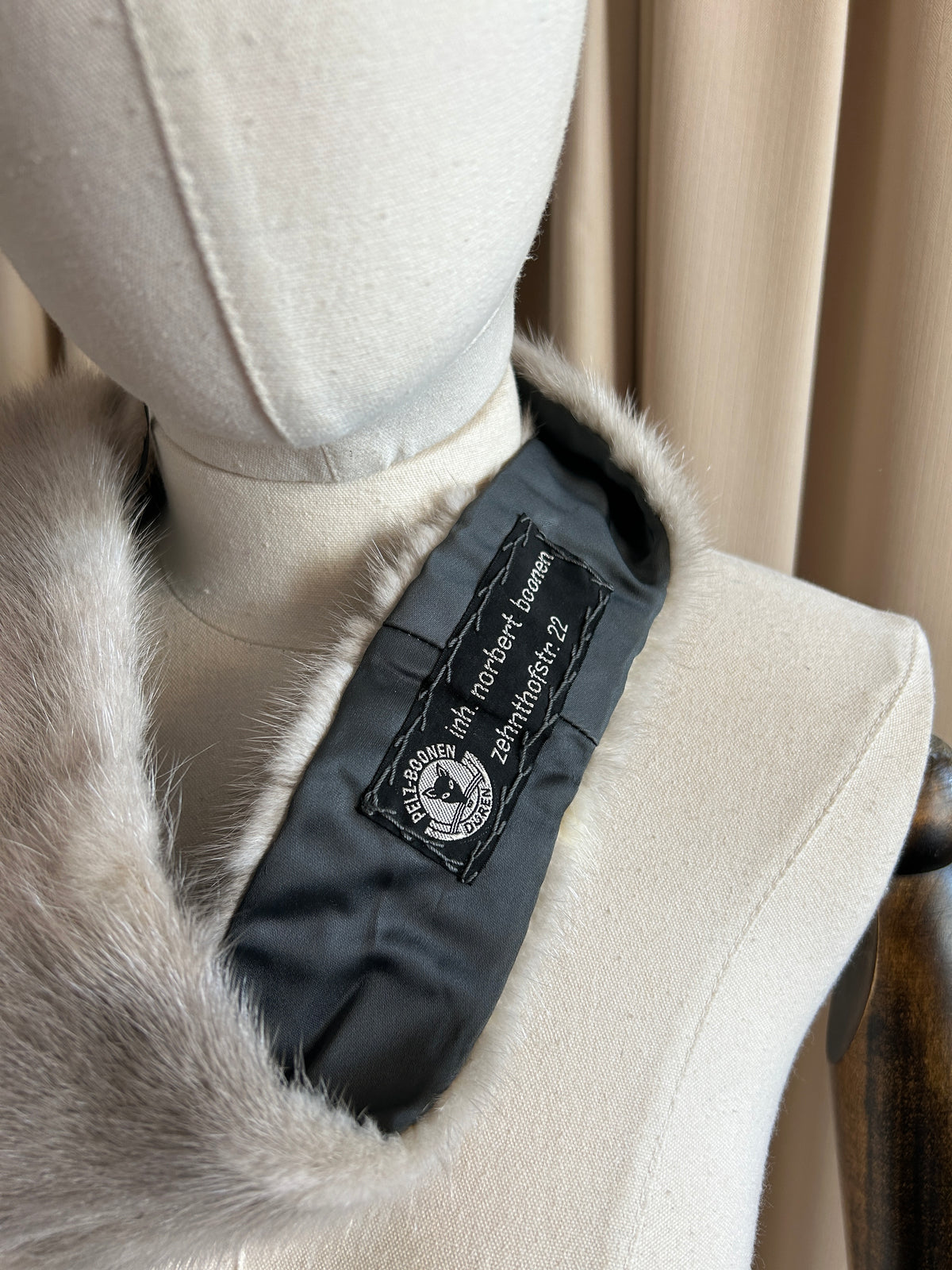 Grey Mink Collar
