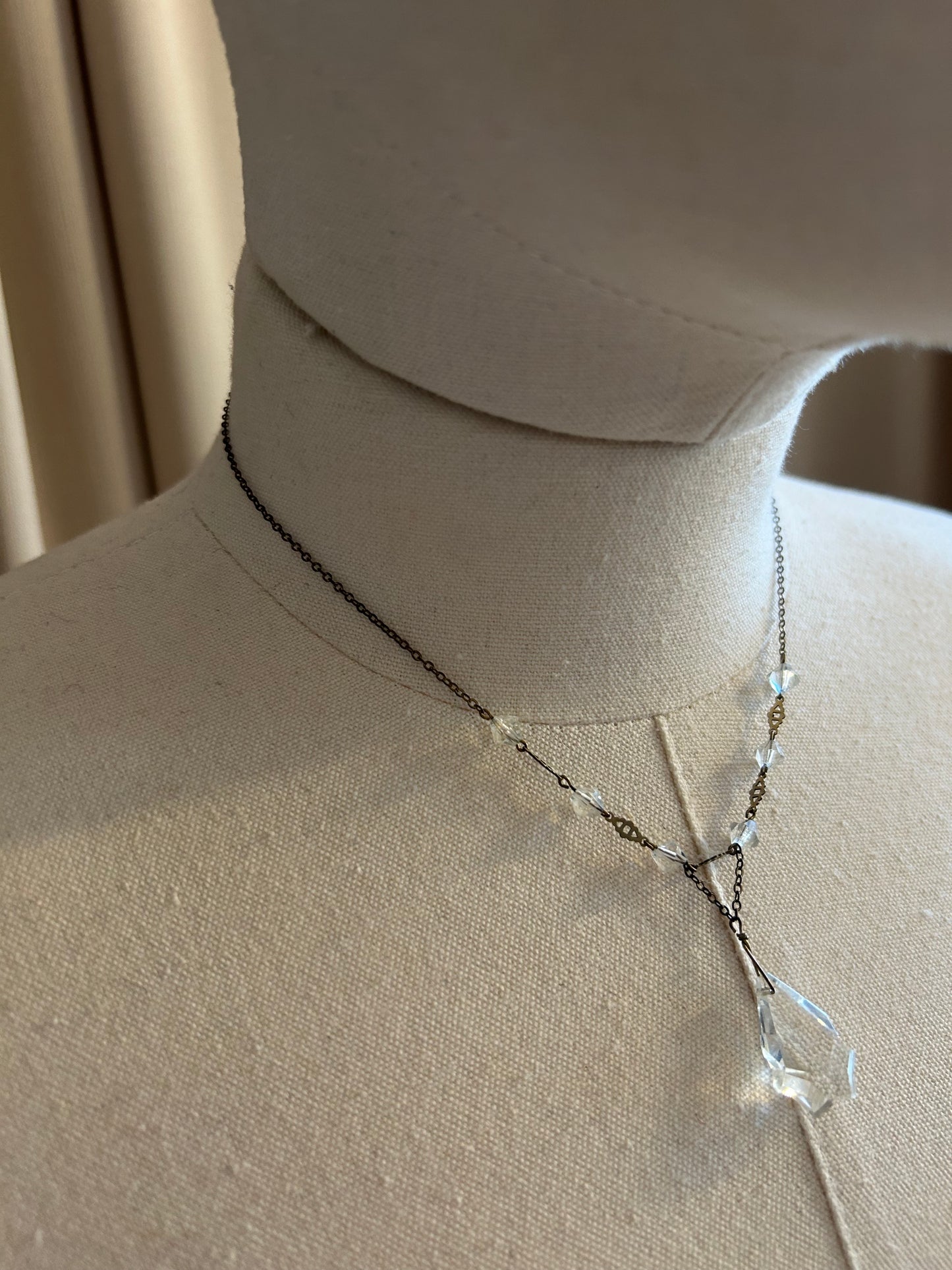 Glass Drop Necklace
