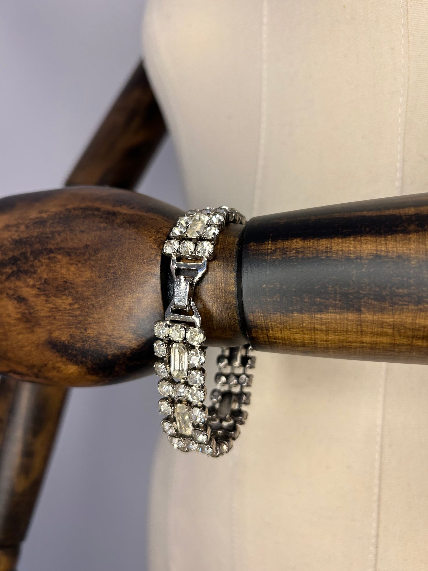 Diamanté Art Deco Style Bracelet