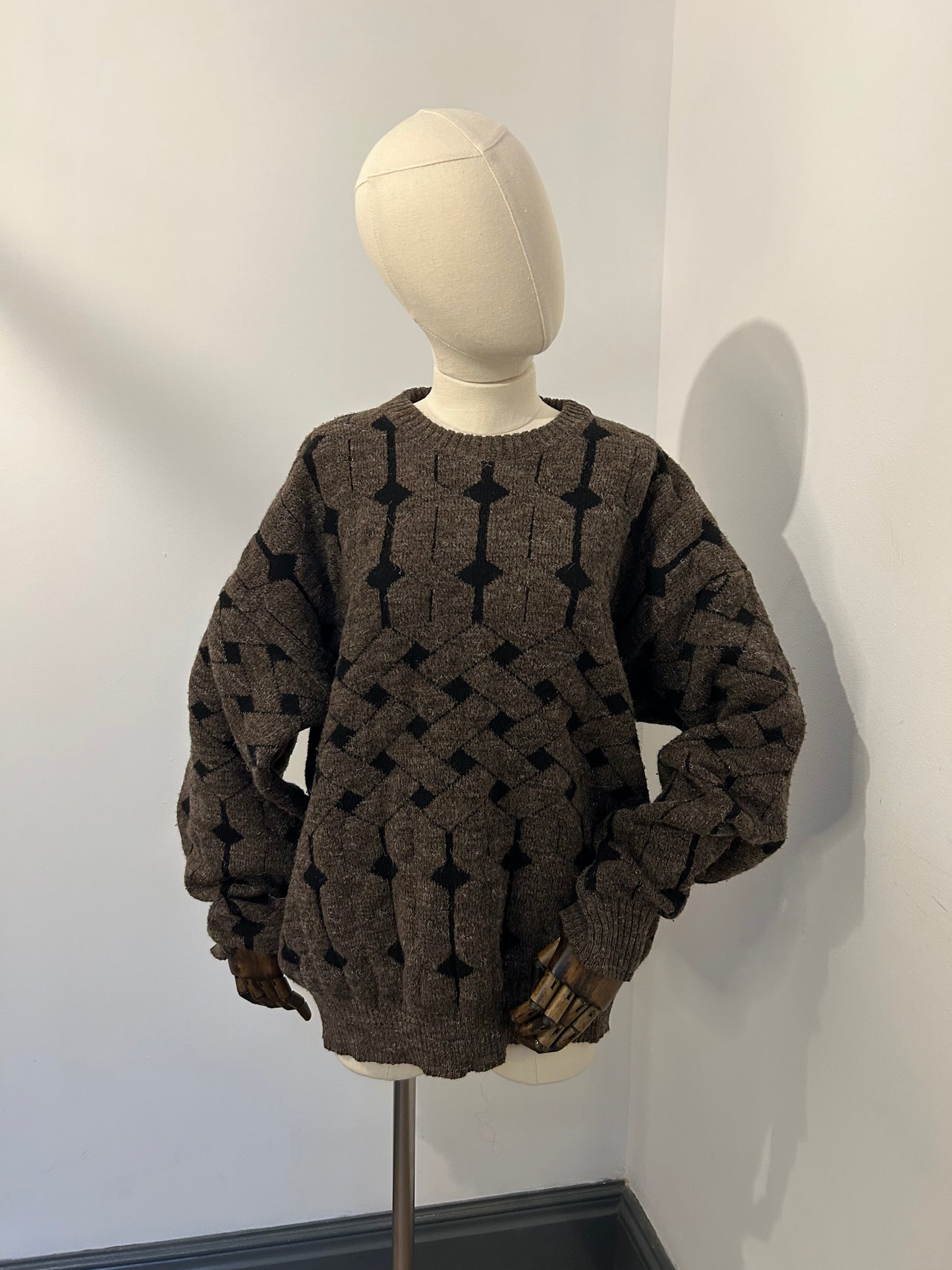 Chocolate Brown Knit Jumper