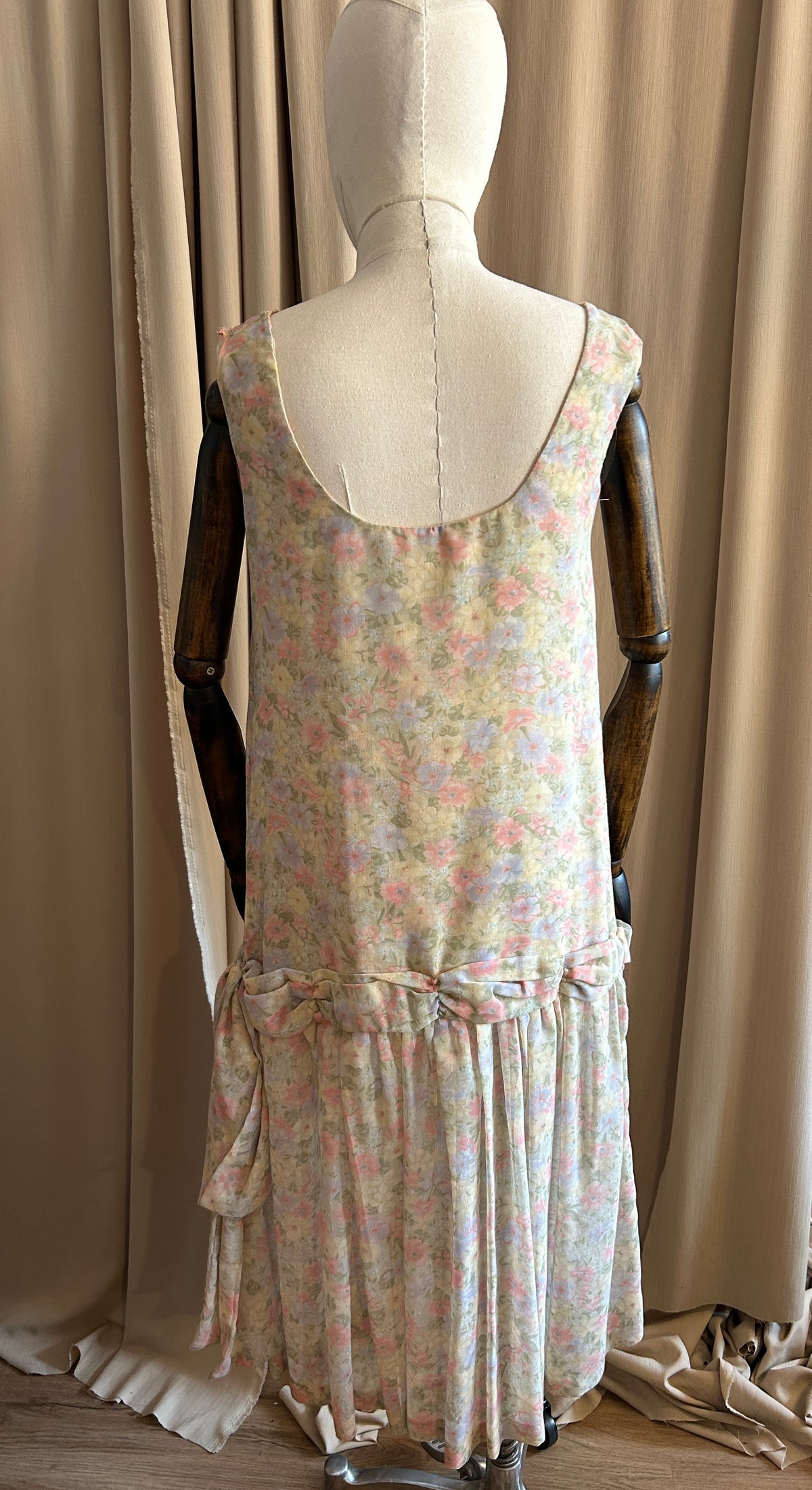 Floral Drop Waist Dress