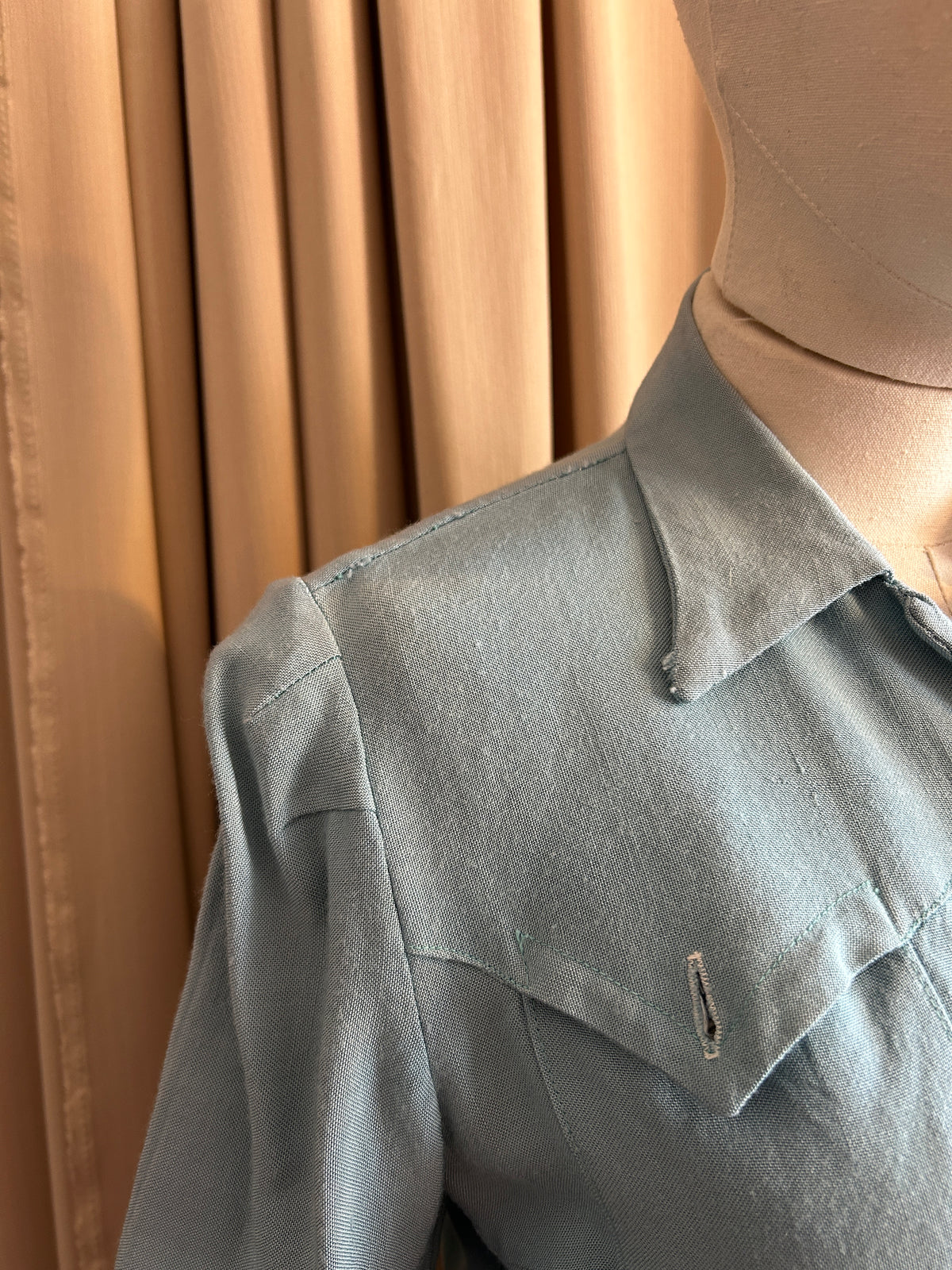 Blue Tailored Shirt