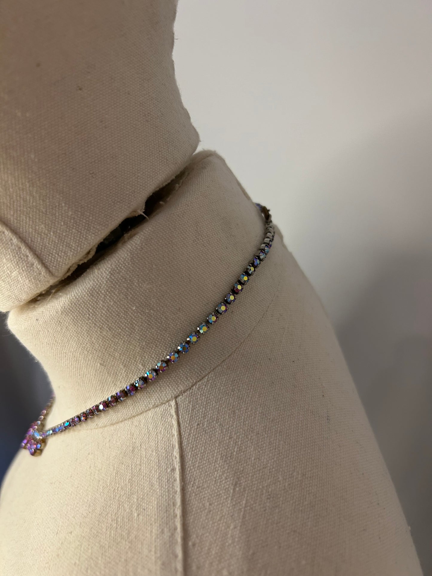 Pink Diamanté Necklace