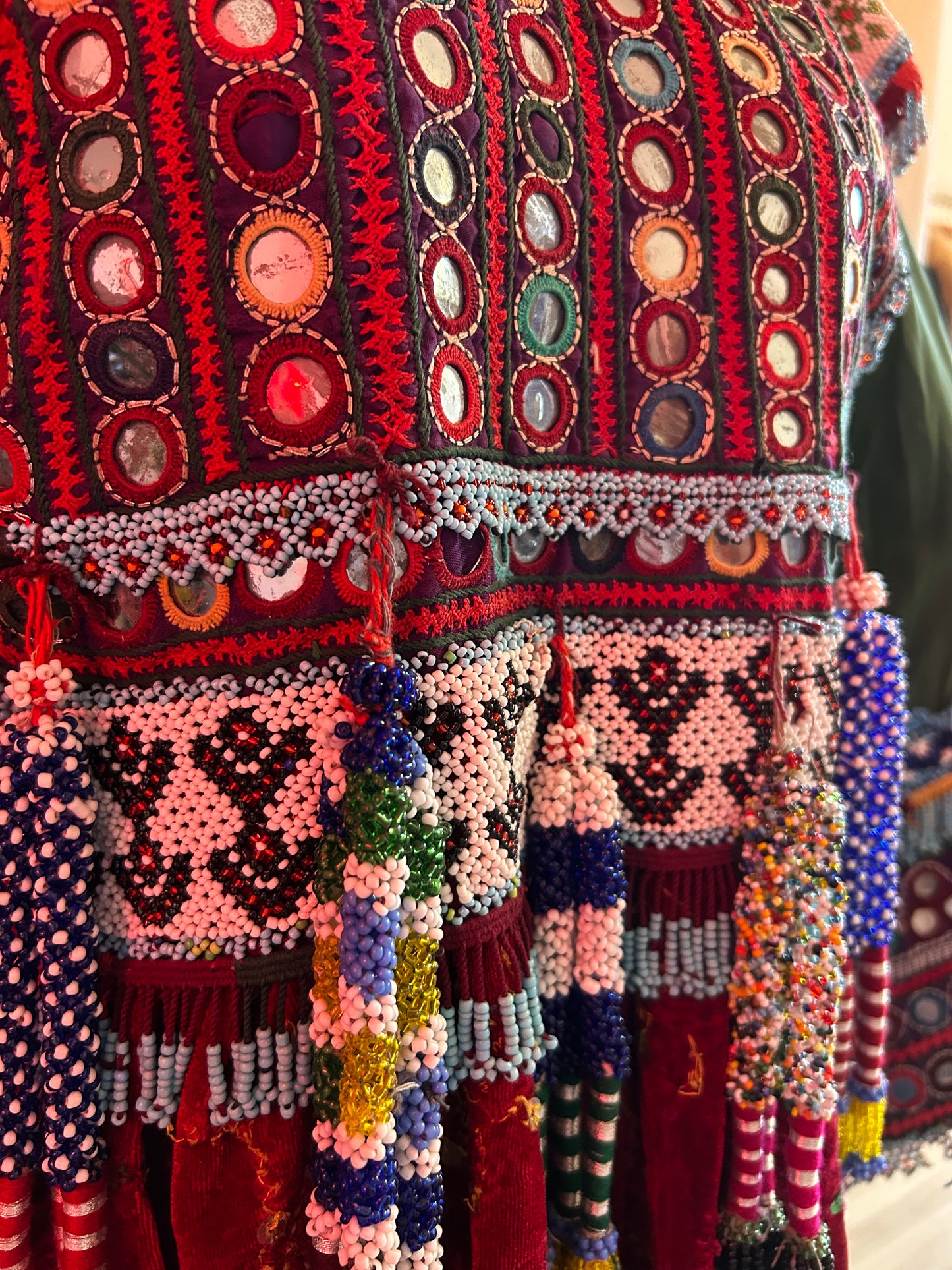 Antique Embroidered Kuchi Dress