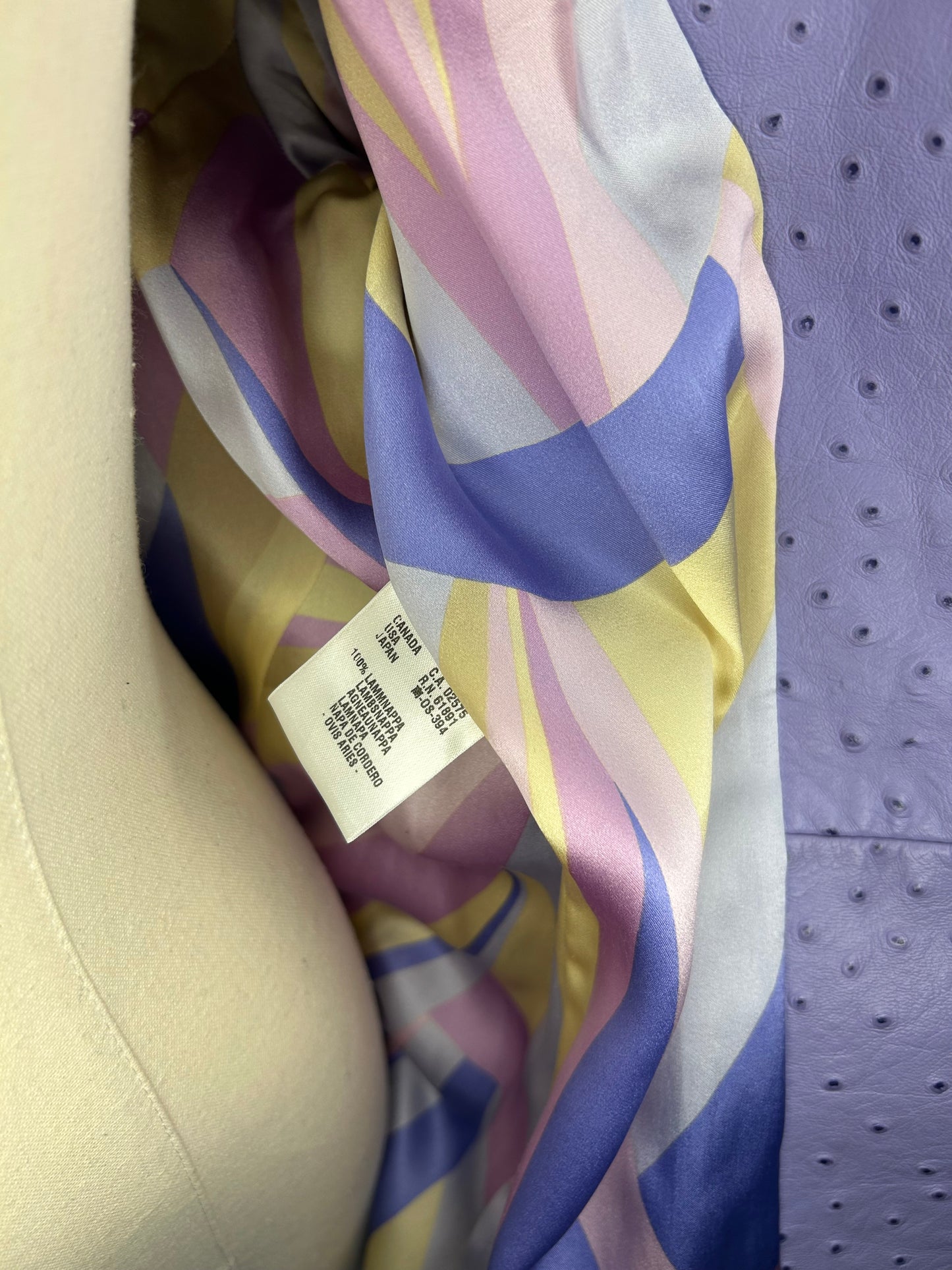 Escada Leather Blazer