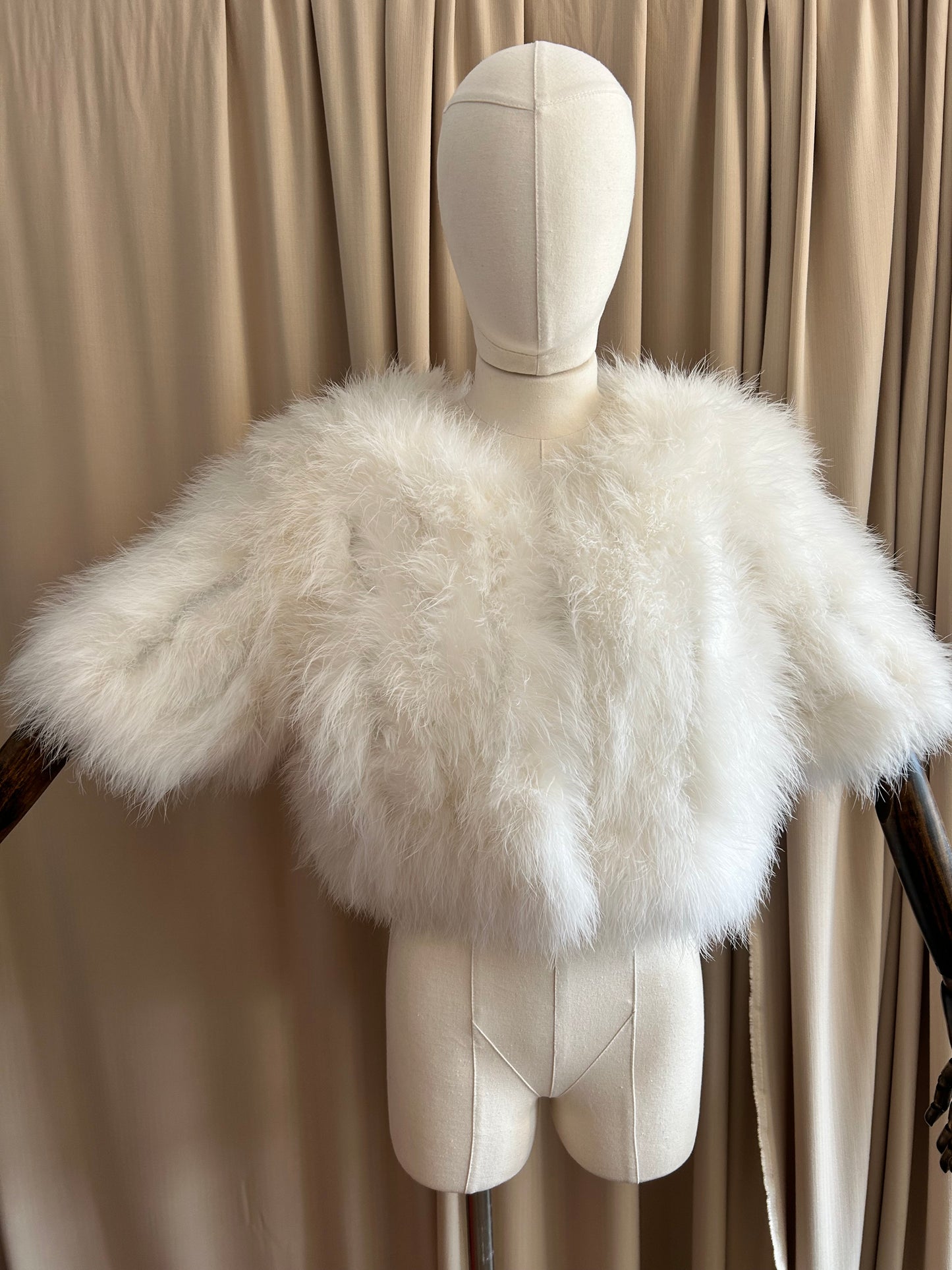 Ann Green Ostrich Feather Jacket