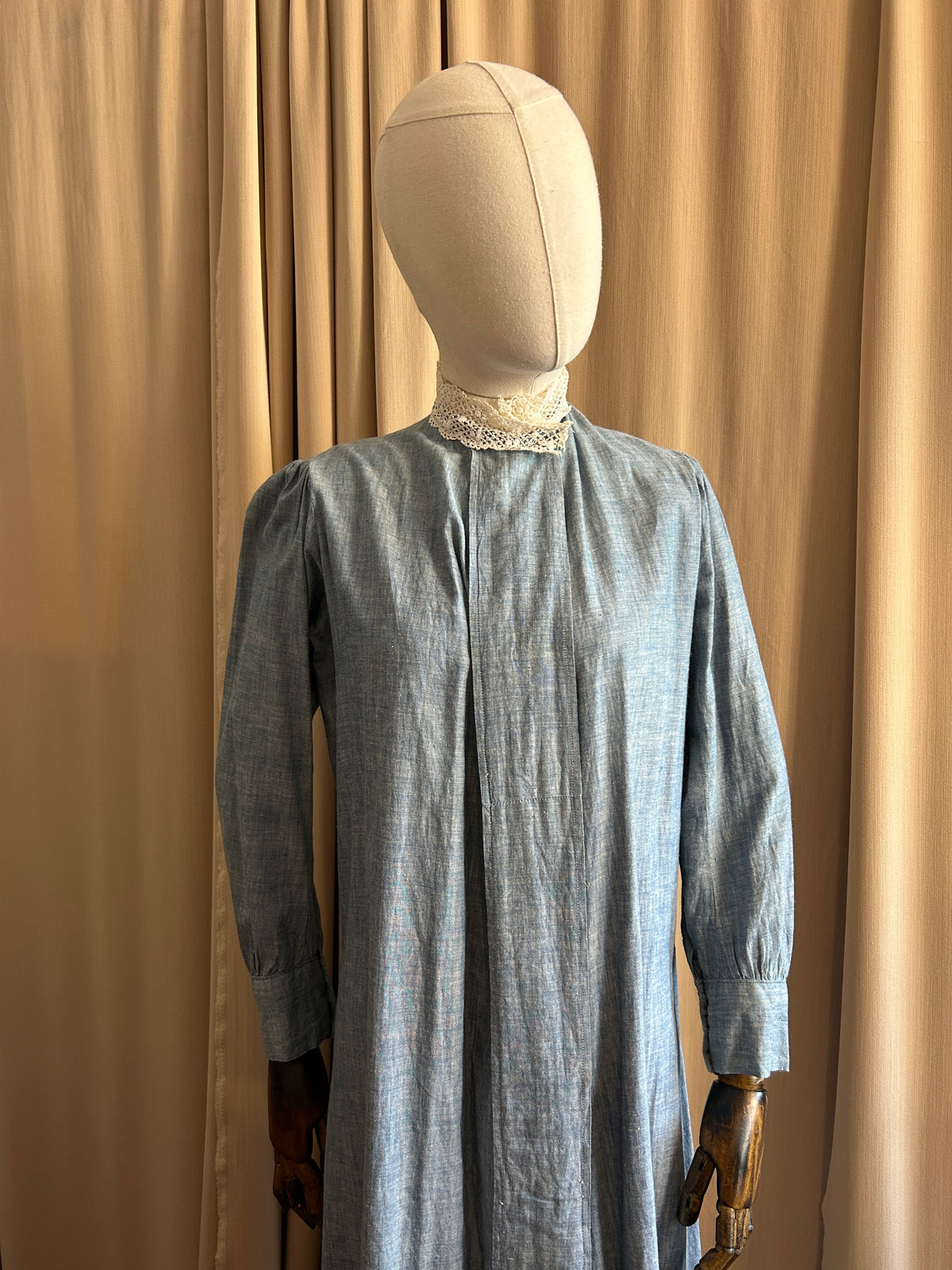 Antique Blue Cotton Dress
