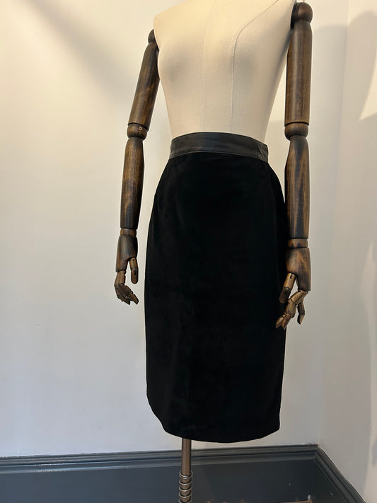 Parisian Suede Skirt