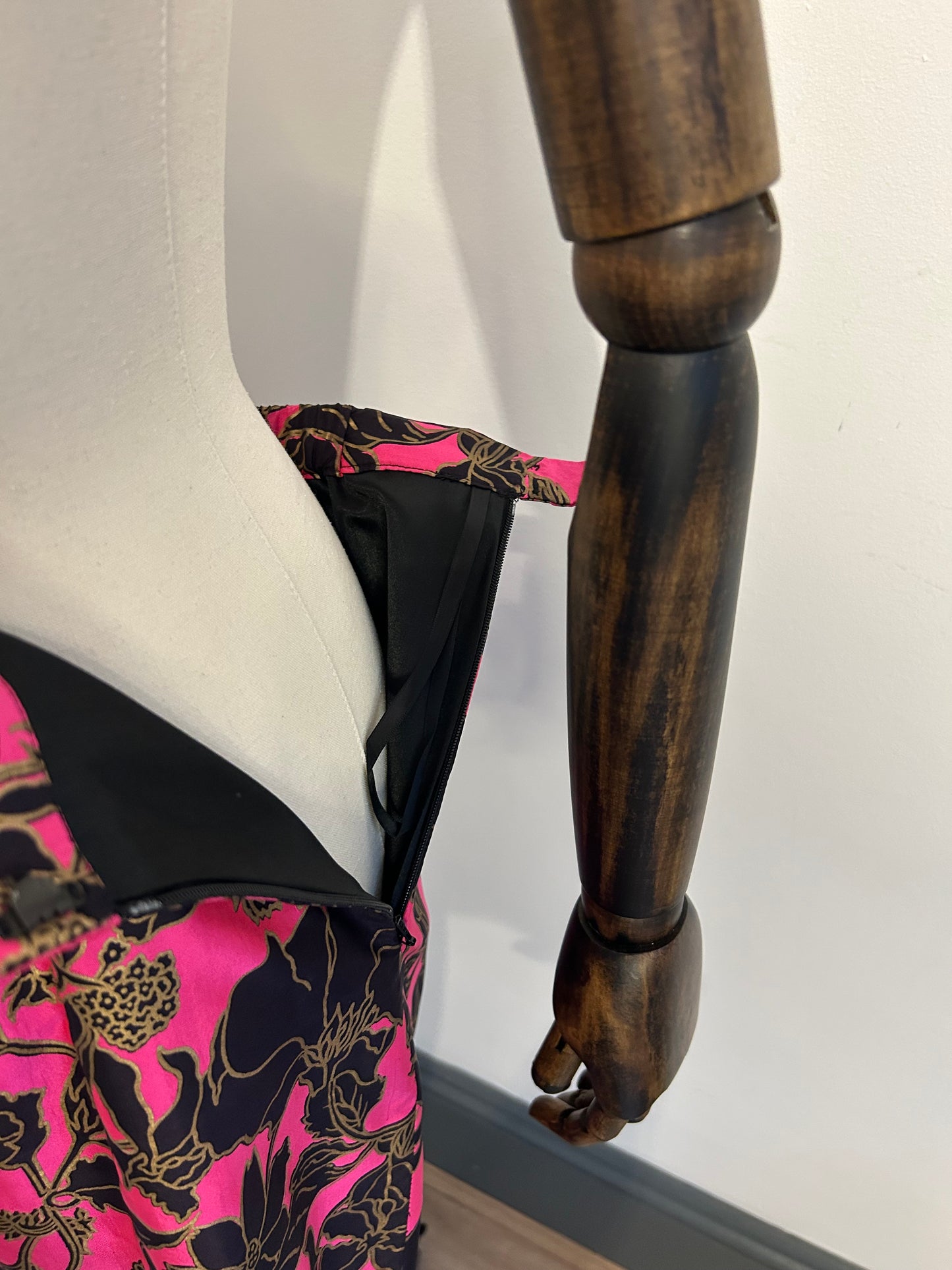 Hot Pink Floral Two Piece