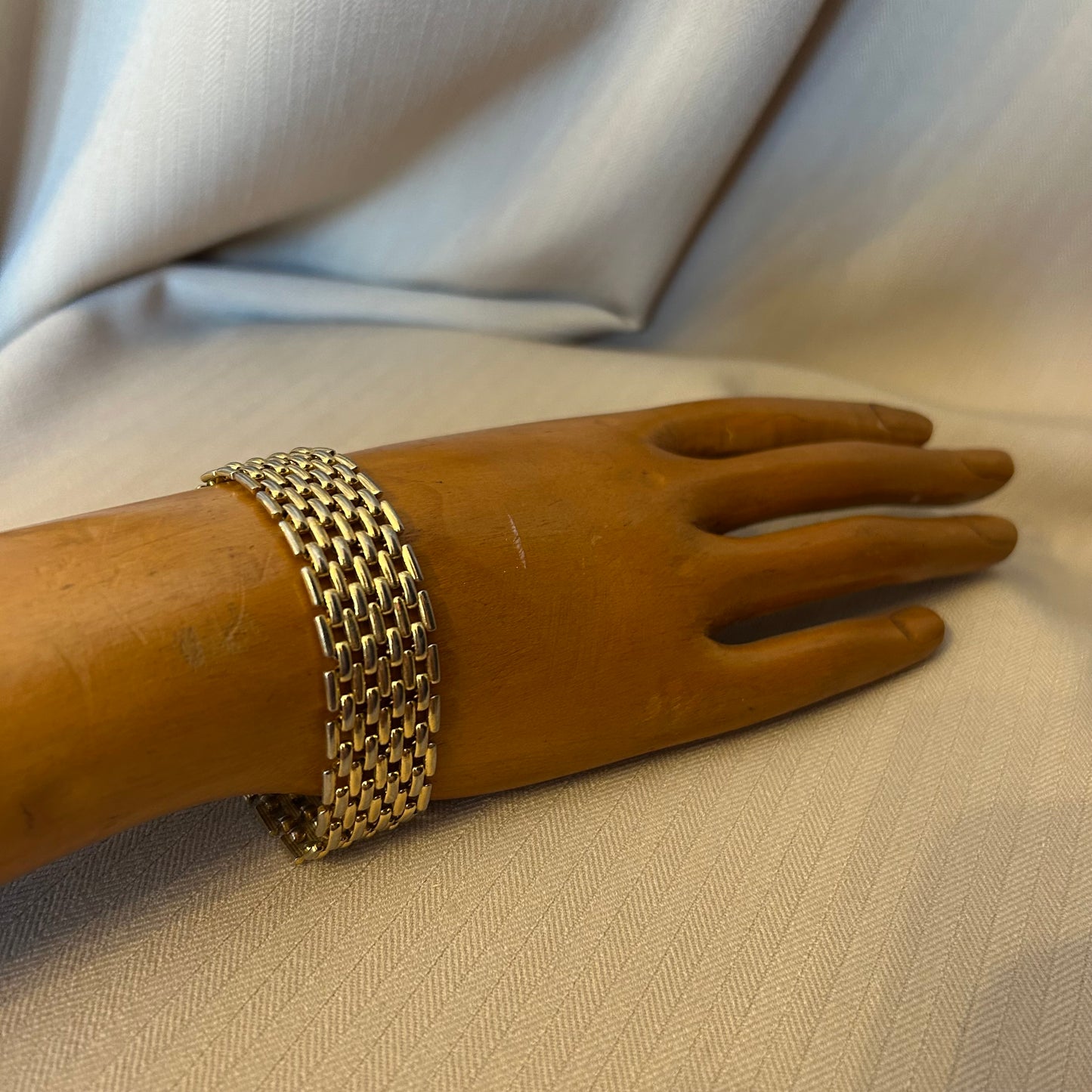 Mesh Brick Link Bracelet