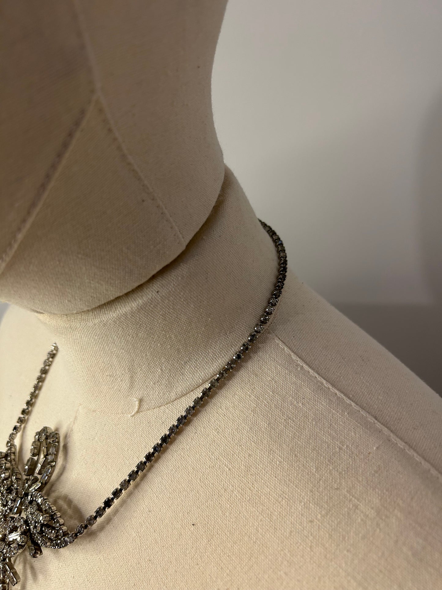 Large Statement Diamanté Necklace