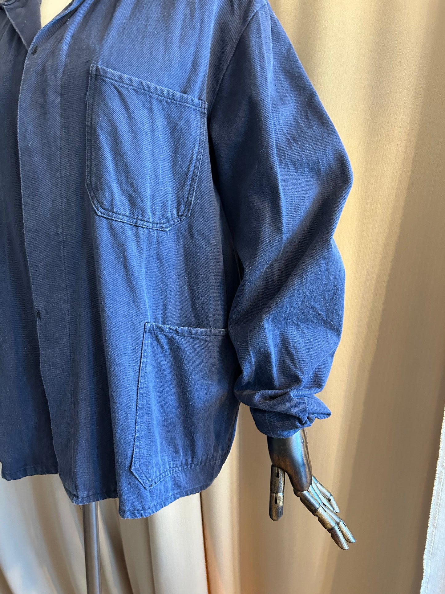 Distressed French Workwear Jacket