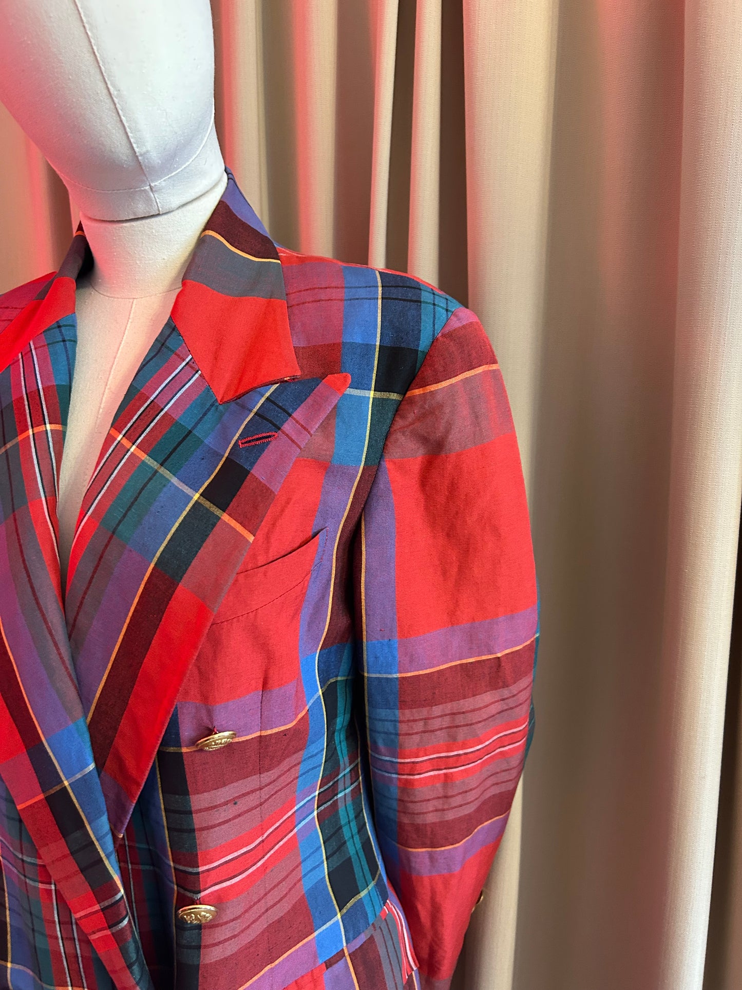 Ralph Lauren Tartan Blazer
