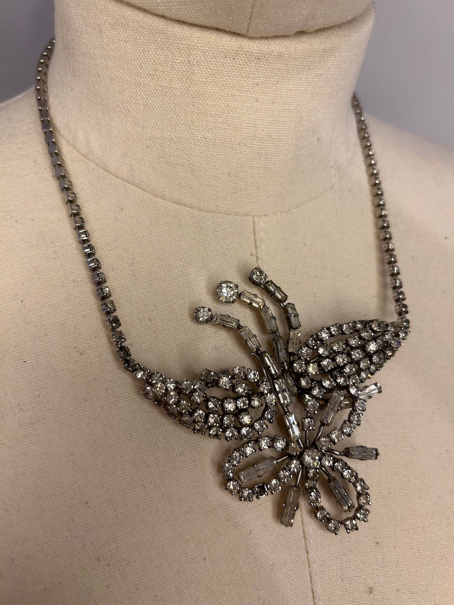 Large Statement Diamanté Necklace