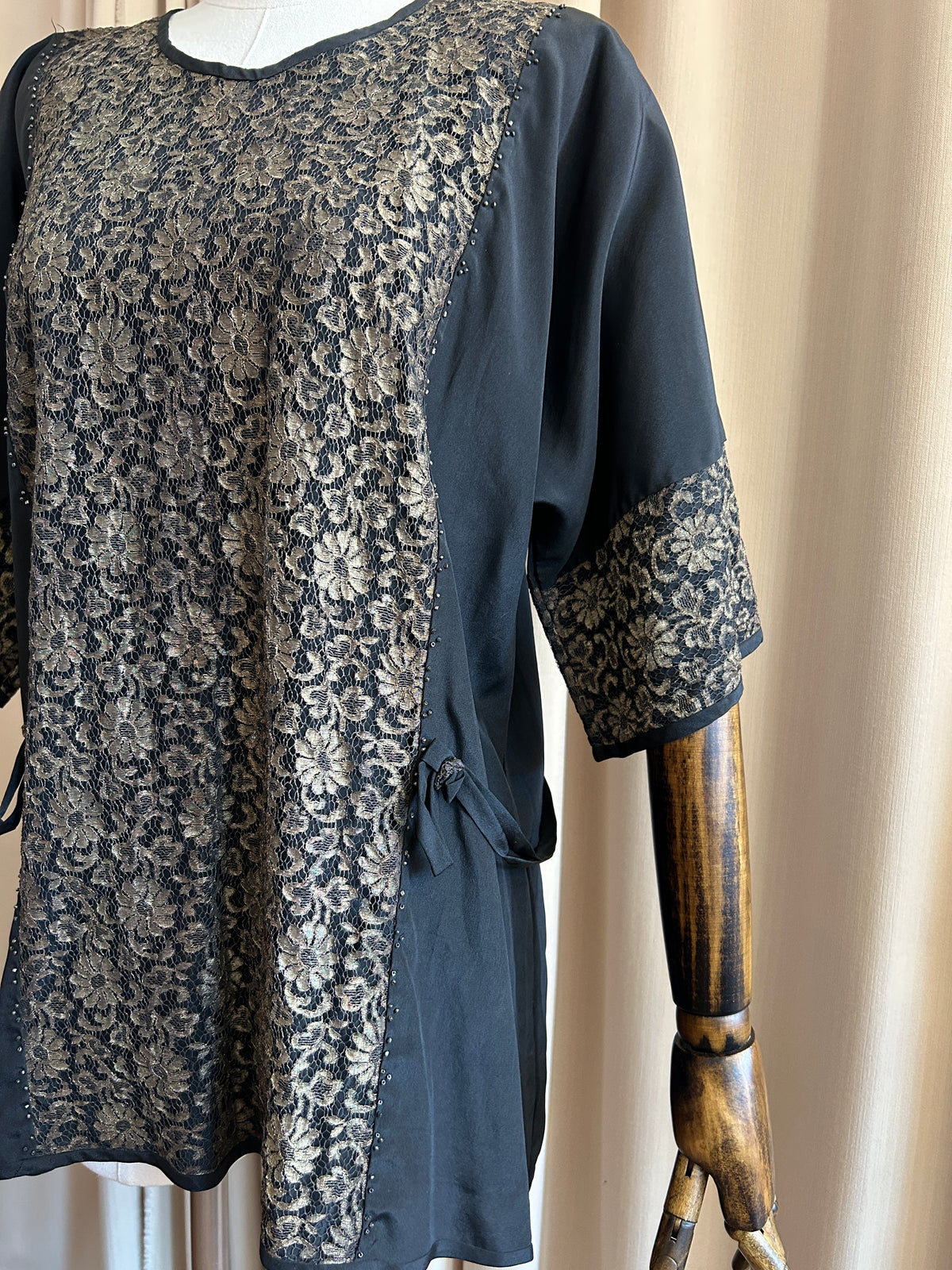 20s Lamé Tabard Top