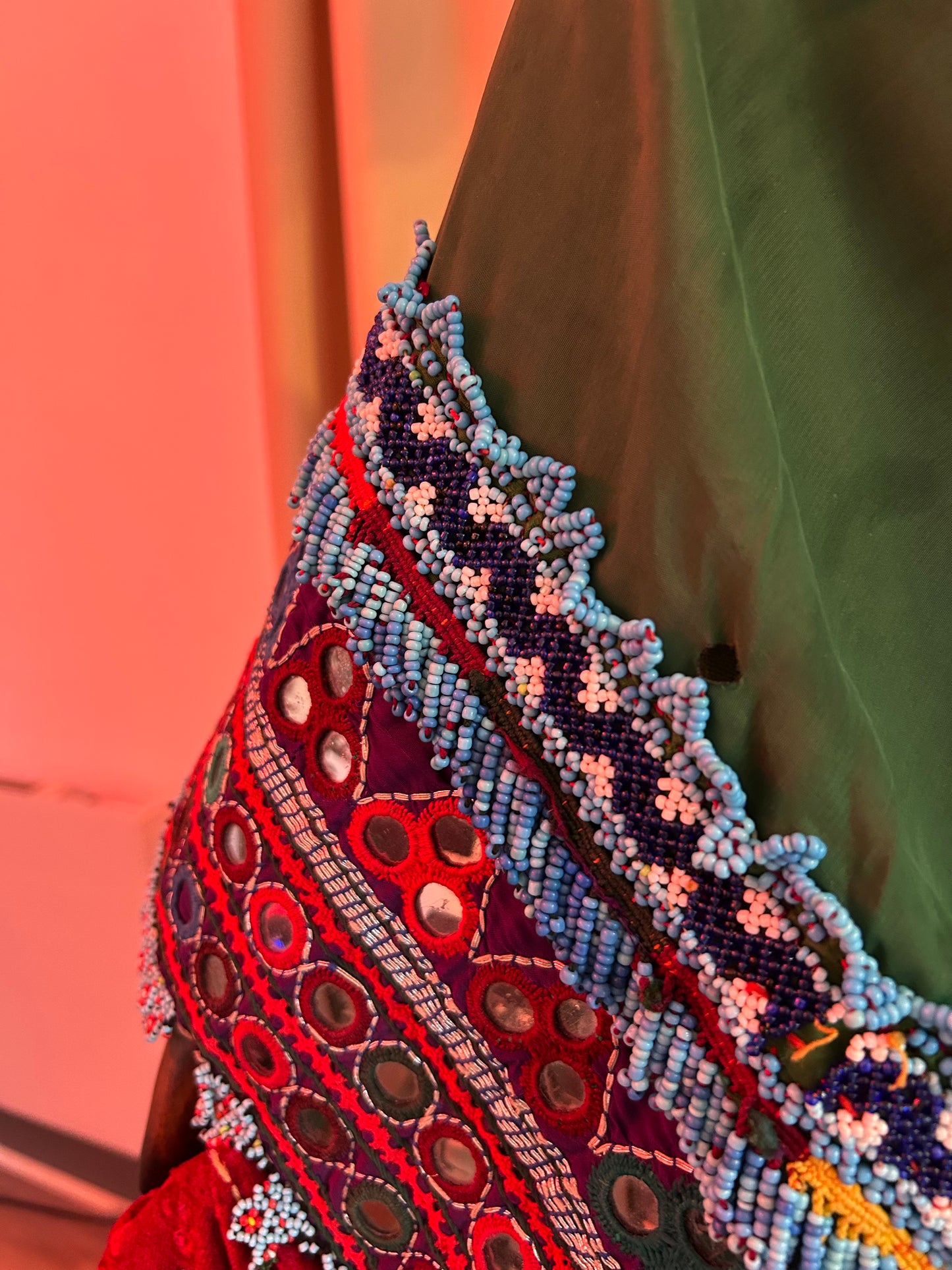 Antique Embroidered Kuchi Dress