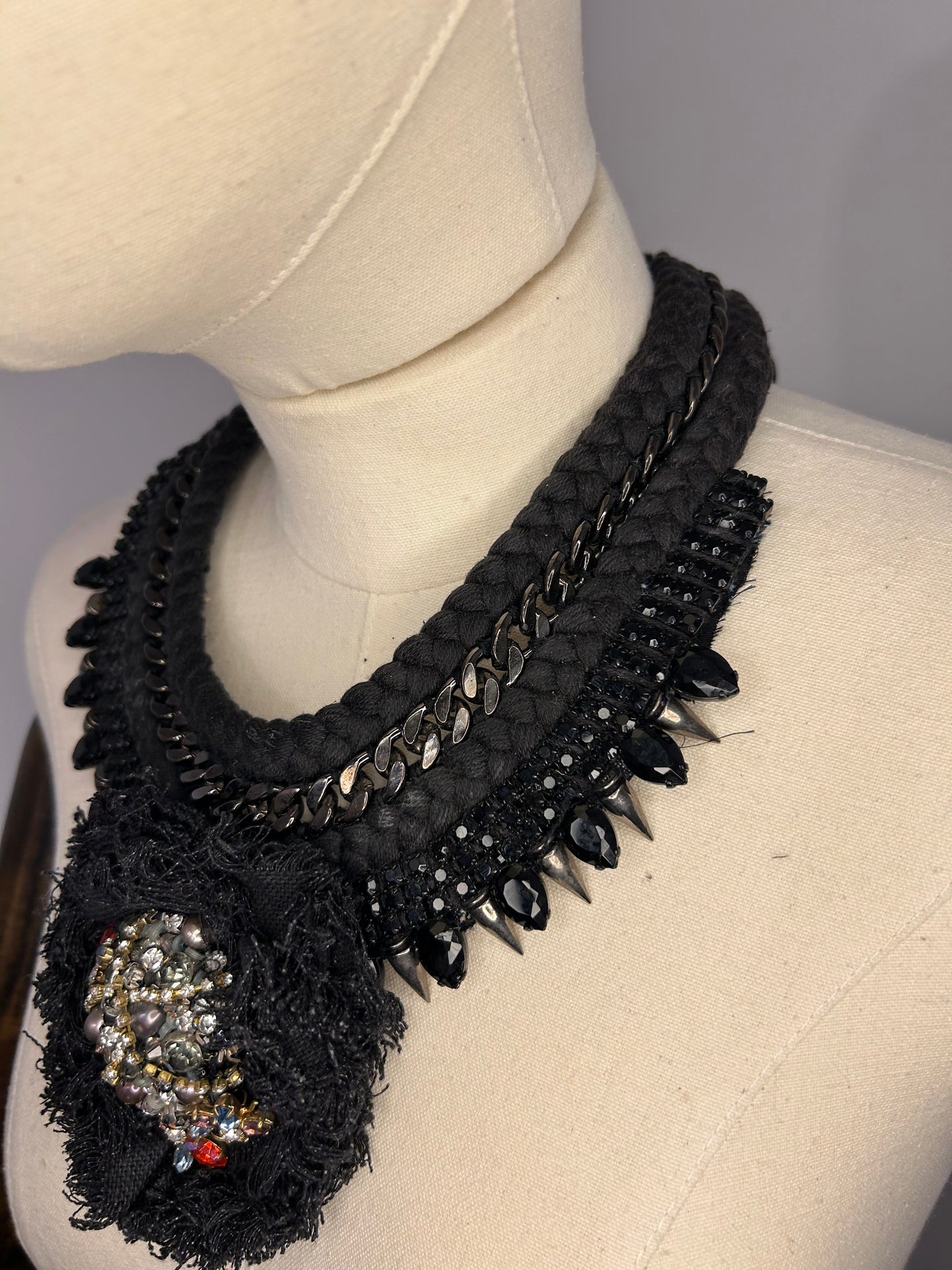 Black Handmade Necklace