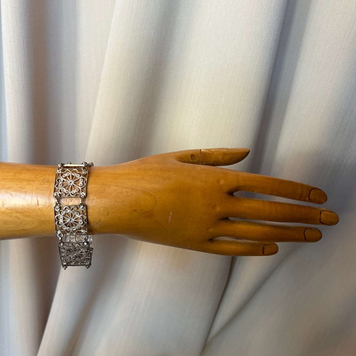Silver Filigree Bracelet