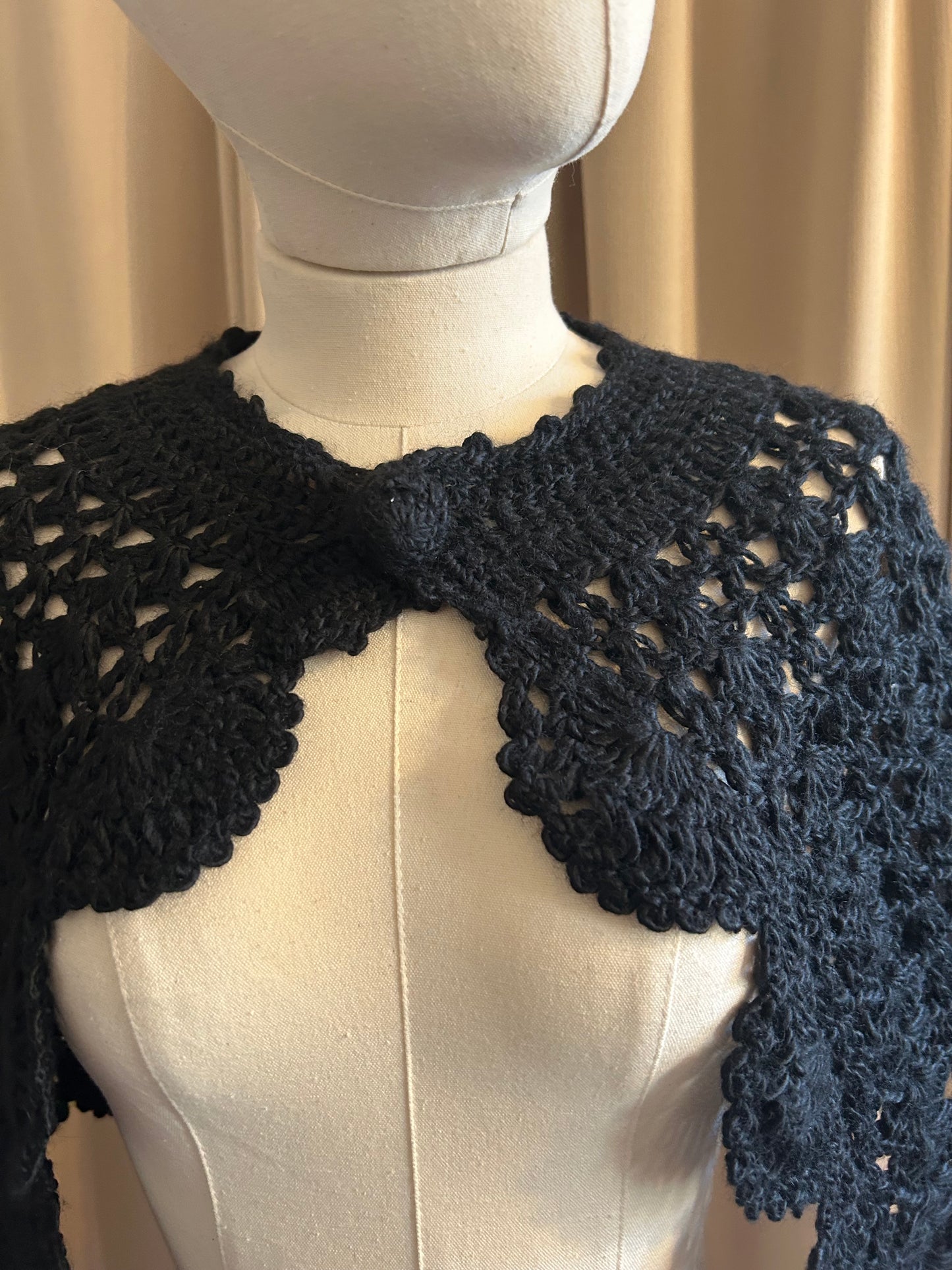 Hand Knit Shoulder Cape