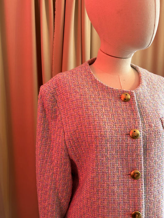 Pastel Tweed Blazer