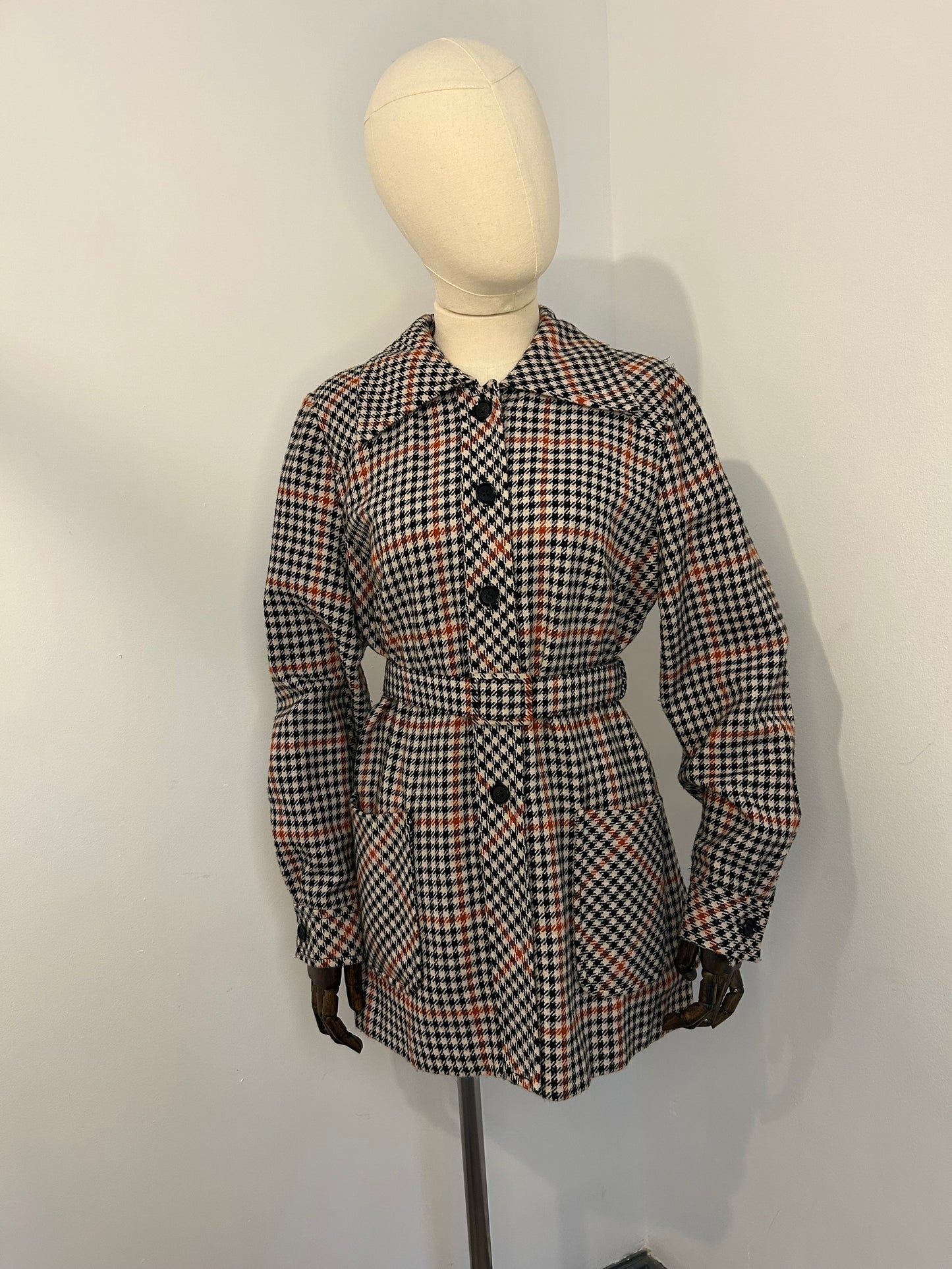 Wool Check Shacket