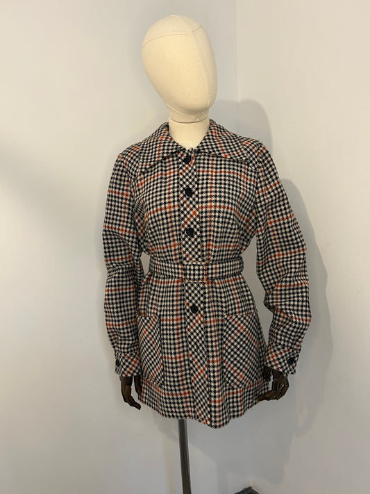 Wool Check Shacket