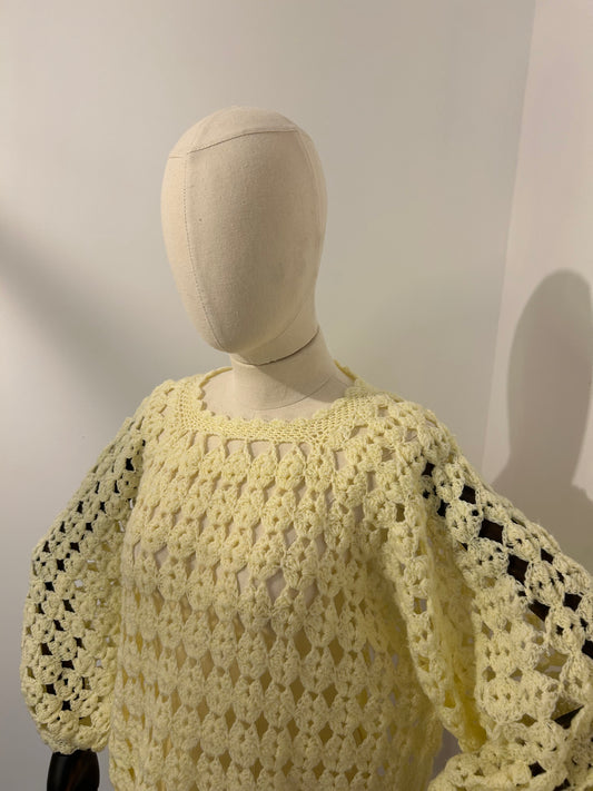 Lemon Crochet Jumper