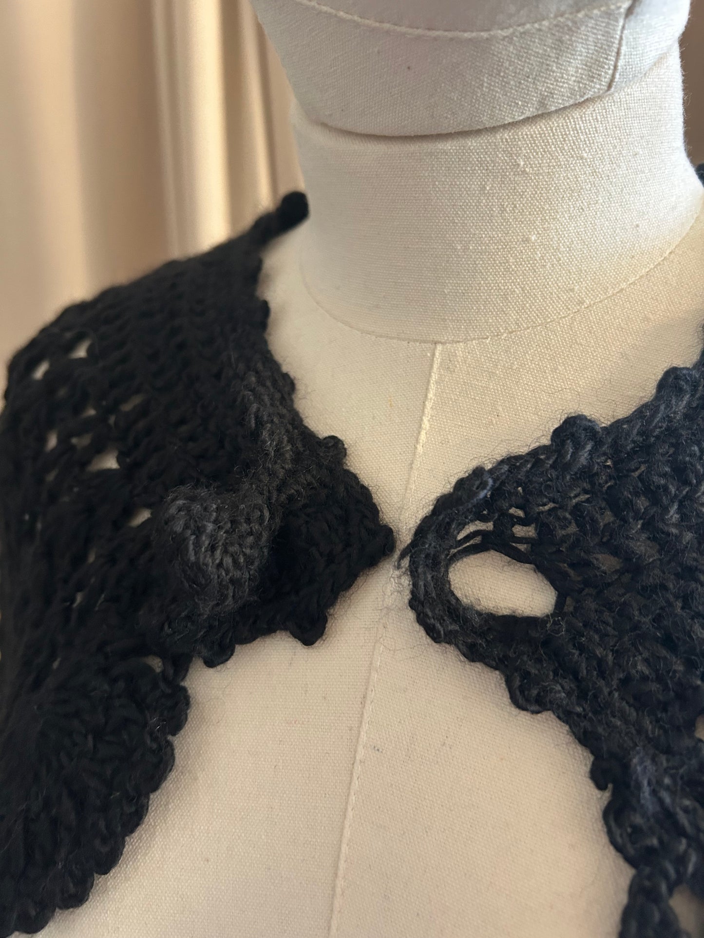 Hand Knit Shoulder Cape