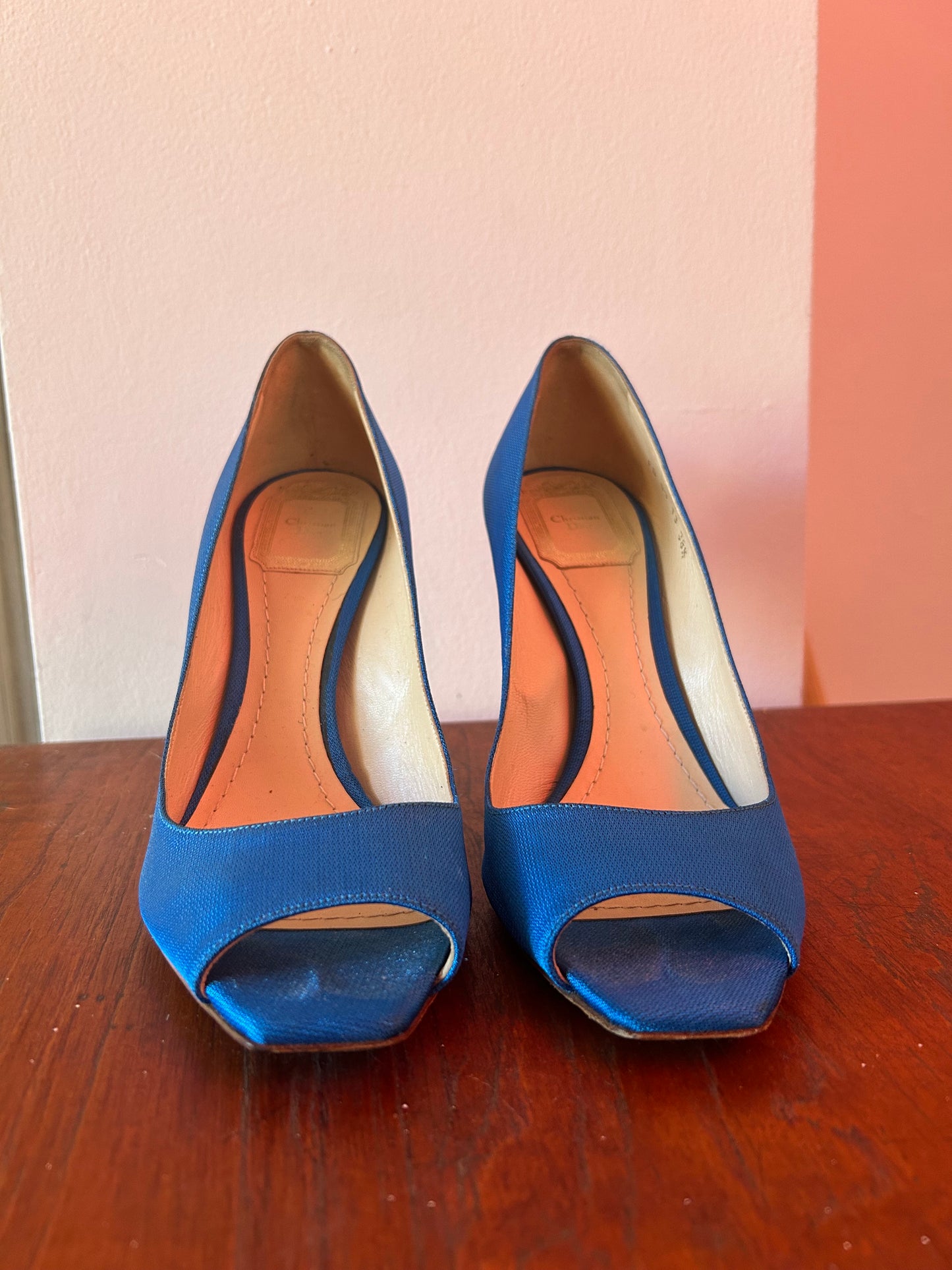 Dior by Raf Simons Electric Blue Heels