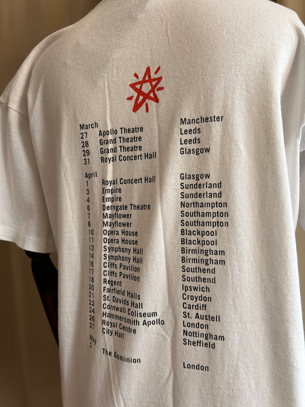 1993 Michael Ball Tour T-shirt