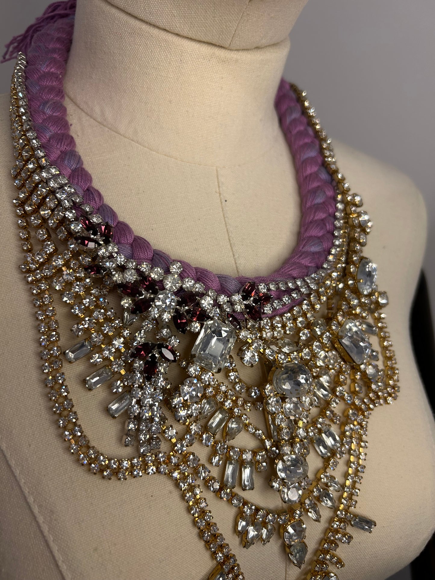 Statement Rhinestone Necklace