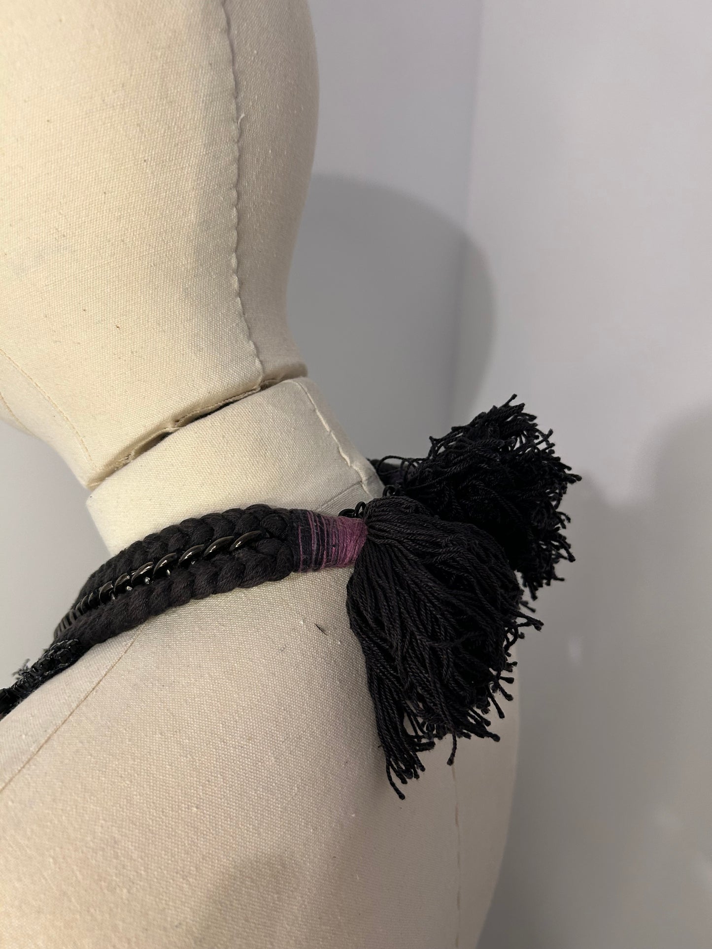 Black Handmade Necklace