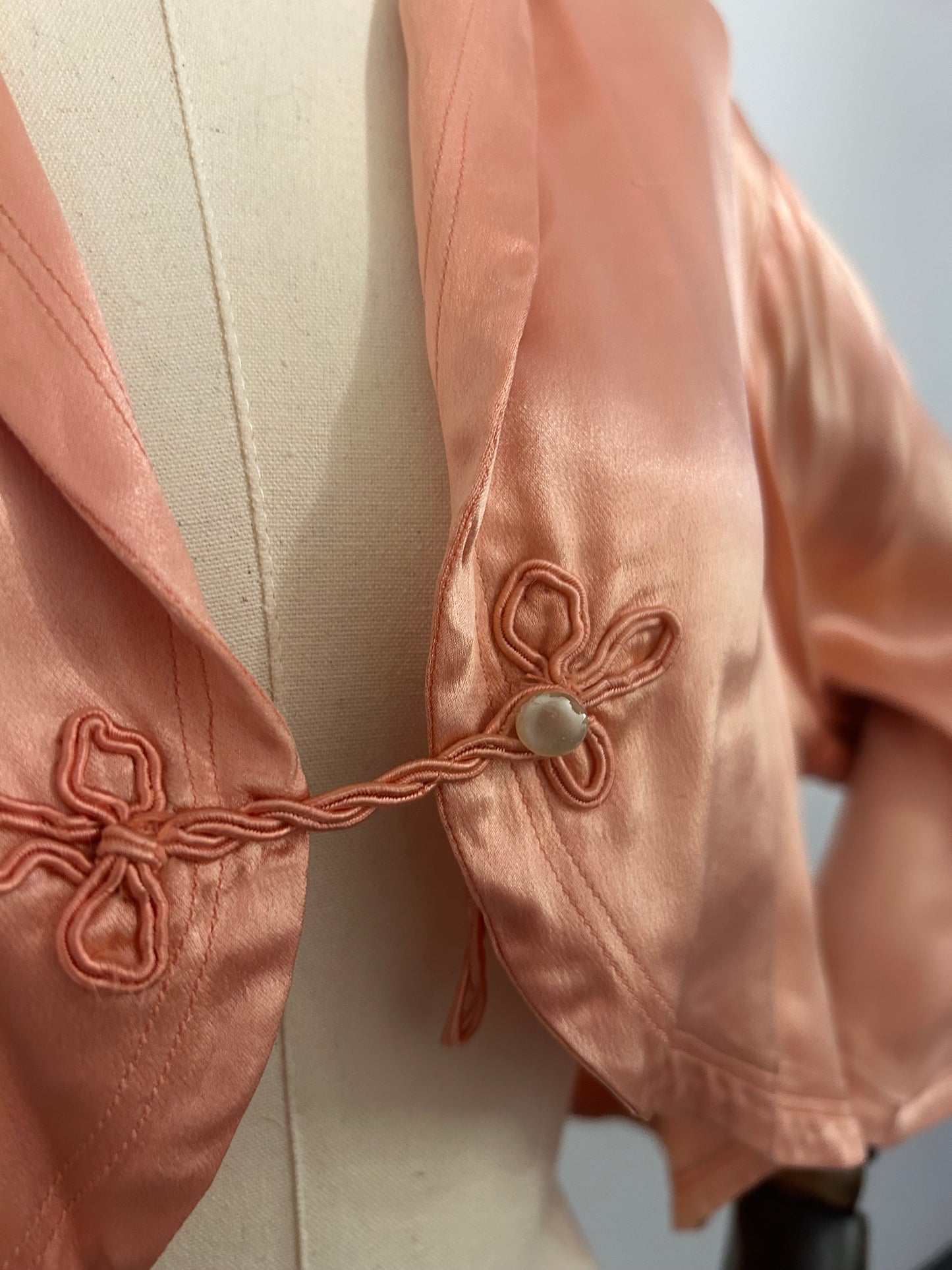 Dusty Pink Bed Jacket